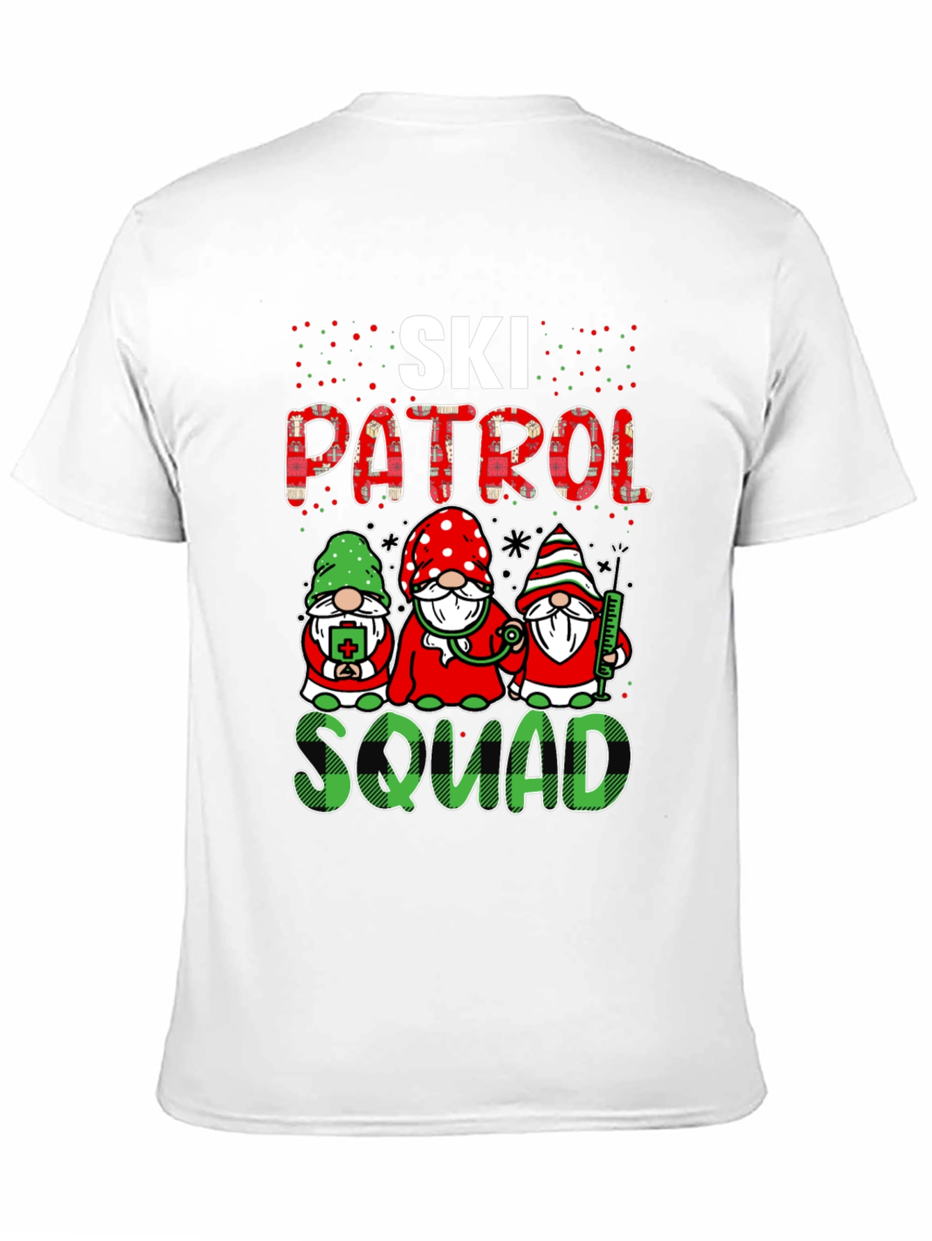 Ski Patrol Squad Gnomes Graphic T-Shirt