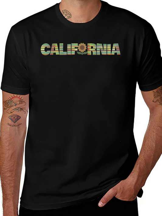 California Sunflower Graphic T-Shirt