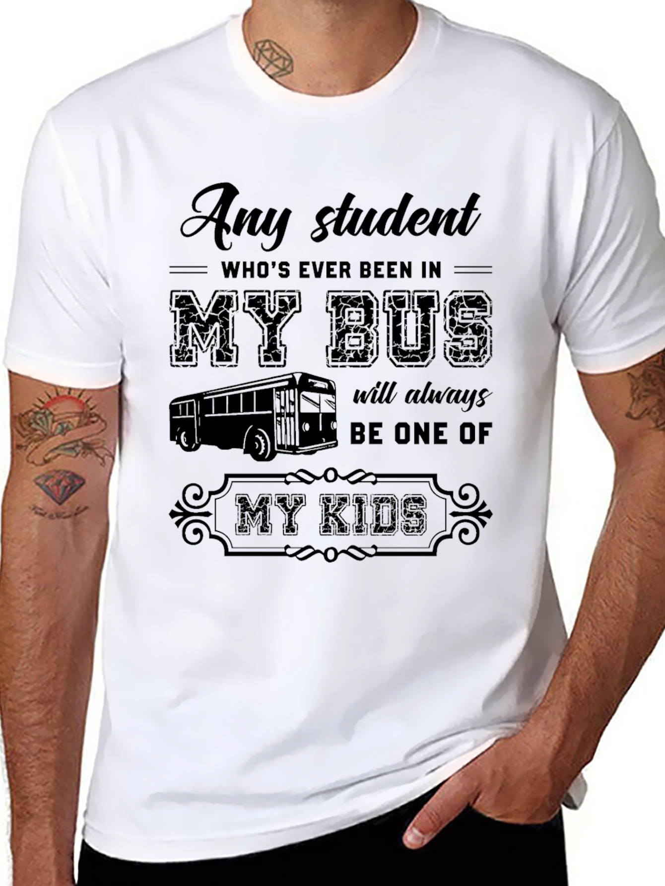 Any Student My Bus Driver T-Shirt