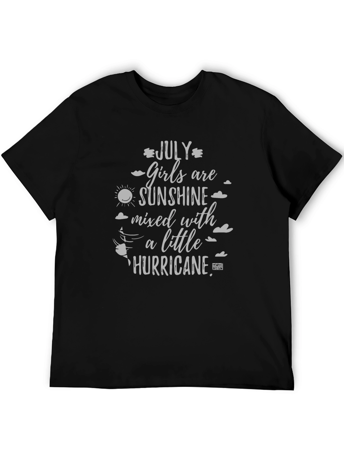 July Girls Sunshine Hurricane Black T-Shirt