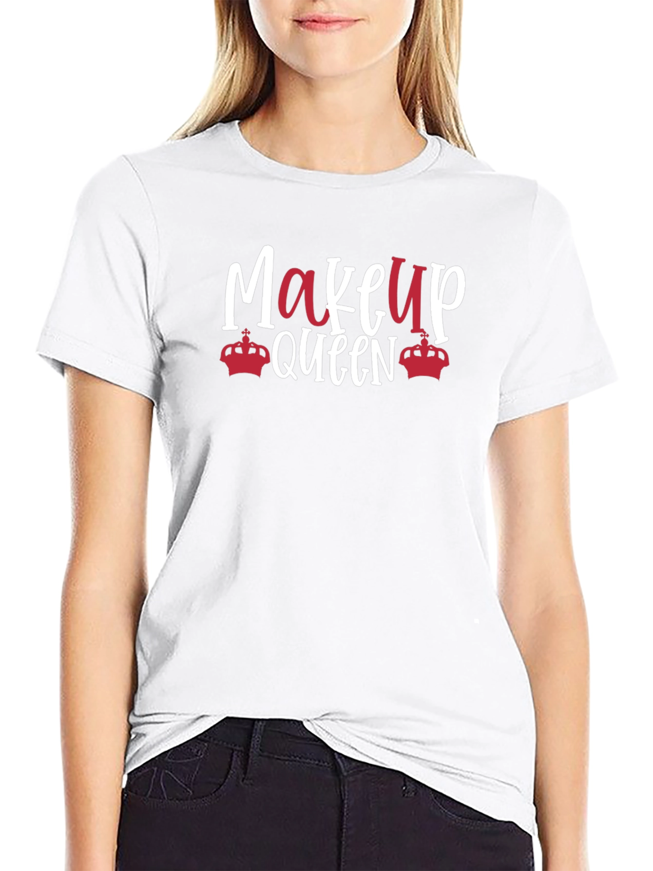 Makeup Queen Black T-Shirt