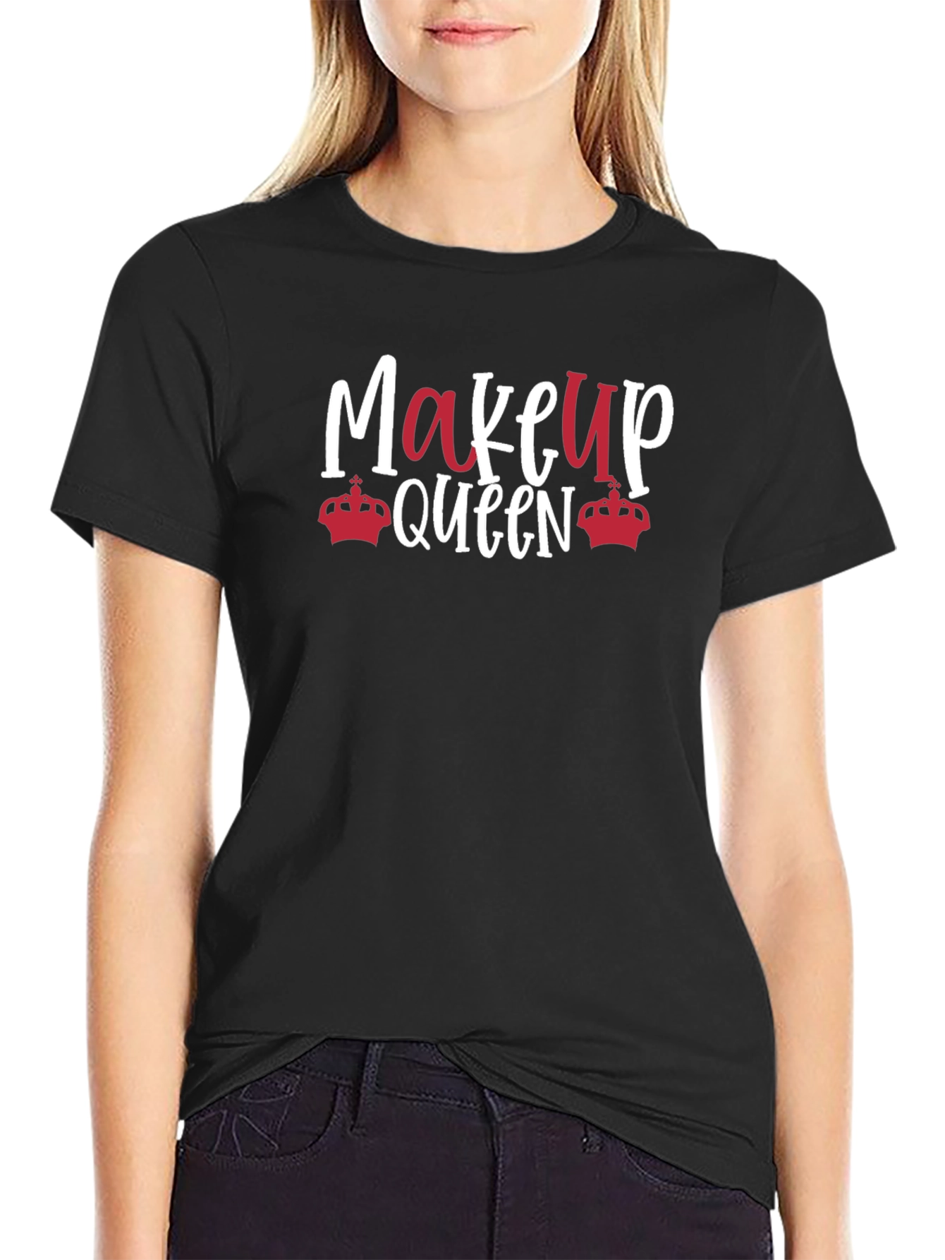 Makeup Queen Black T-Shirt