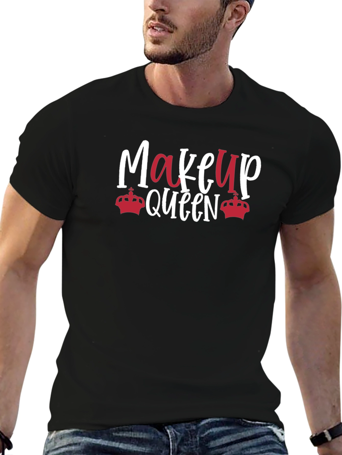 Makeup Queen Black T-Shirt