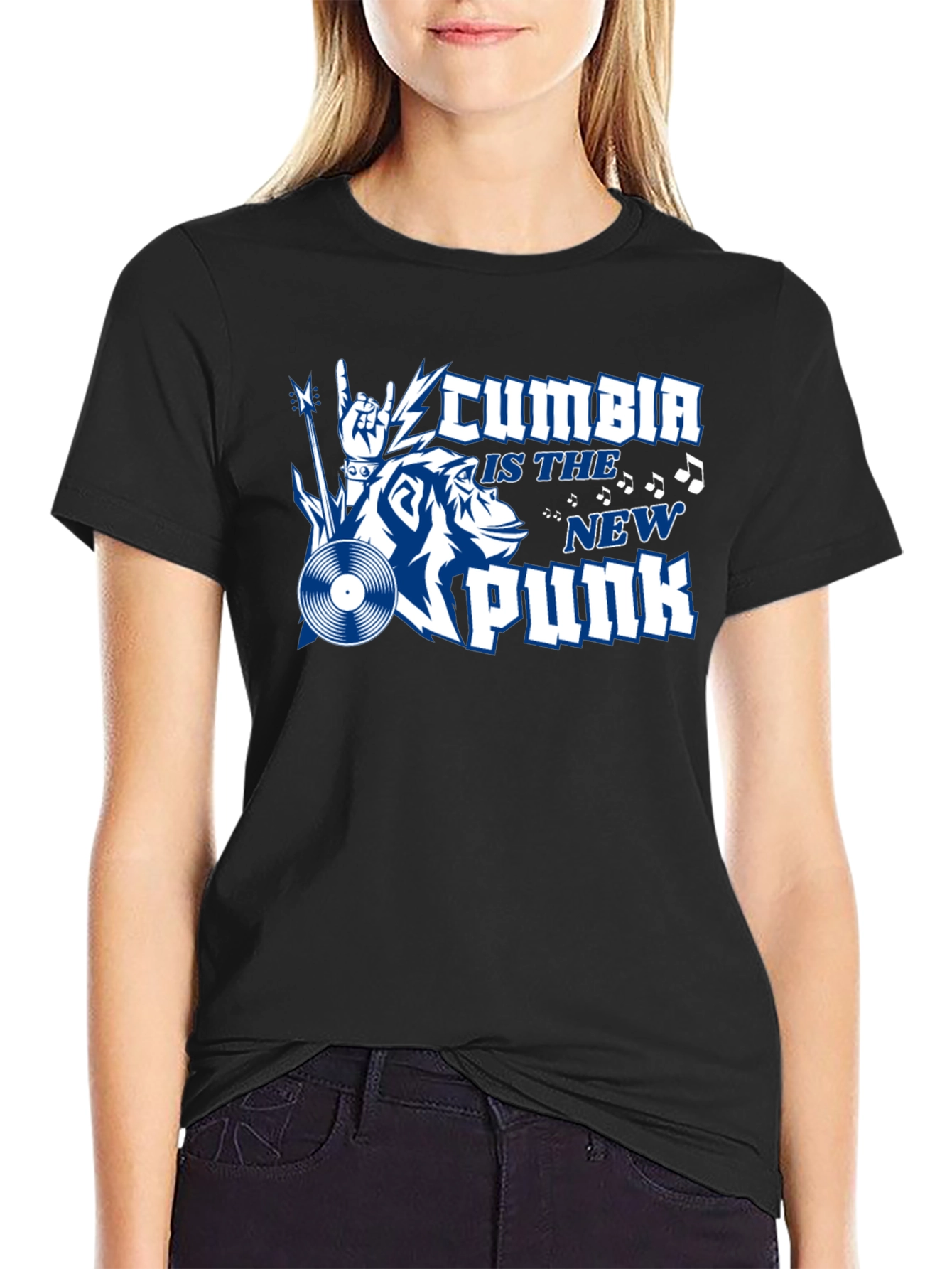Cumbia is the New Punk Graphic T-Shirt