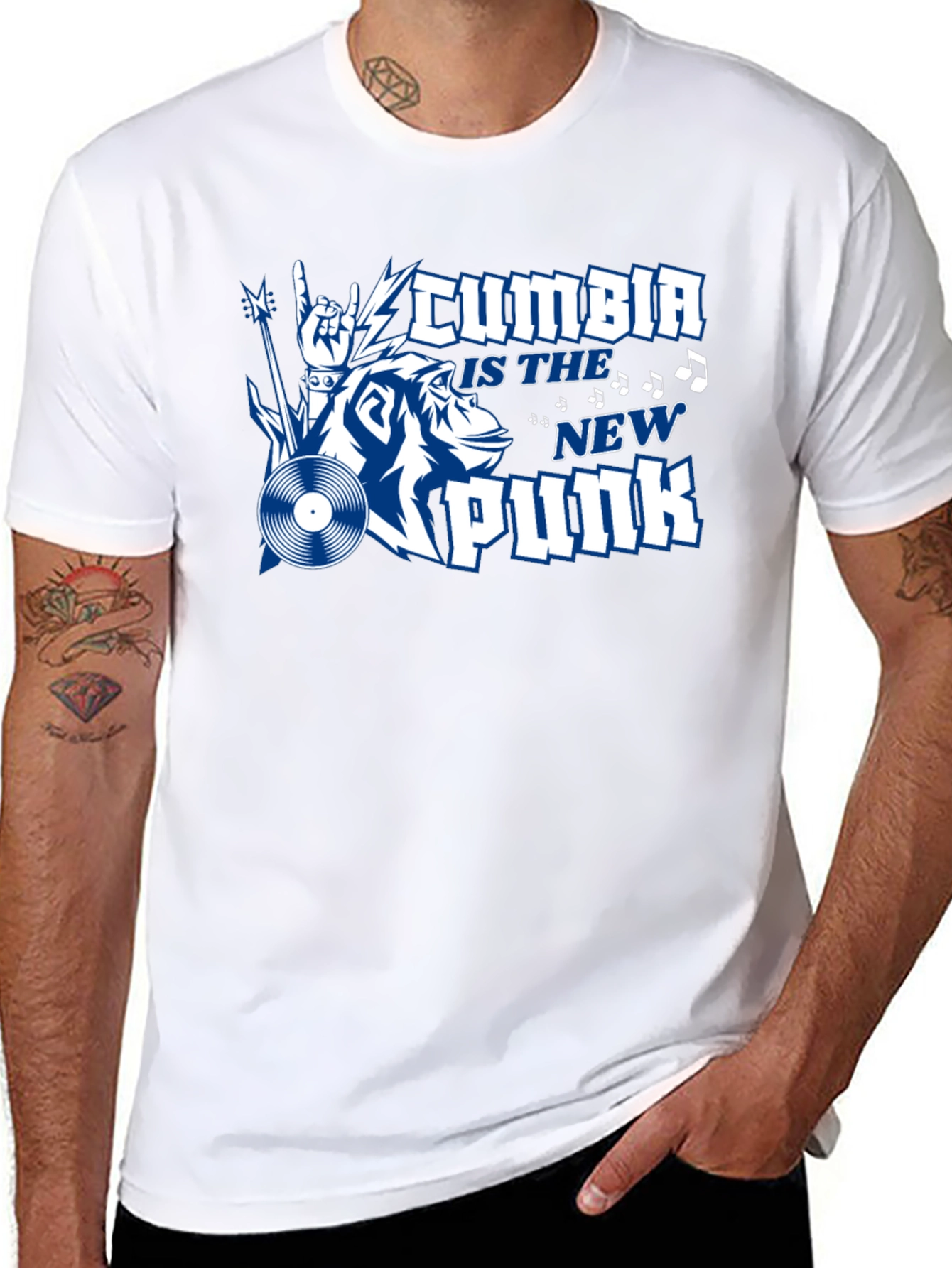 Cumbia is the New Punk Graphic T-Shirt