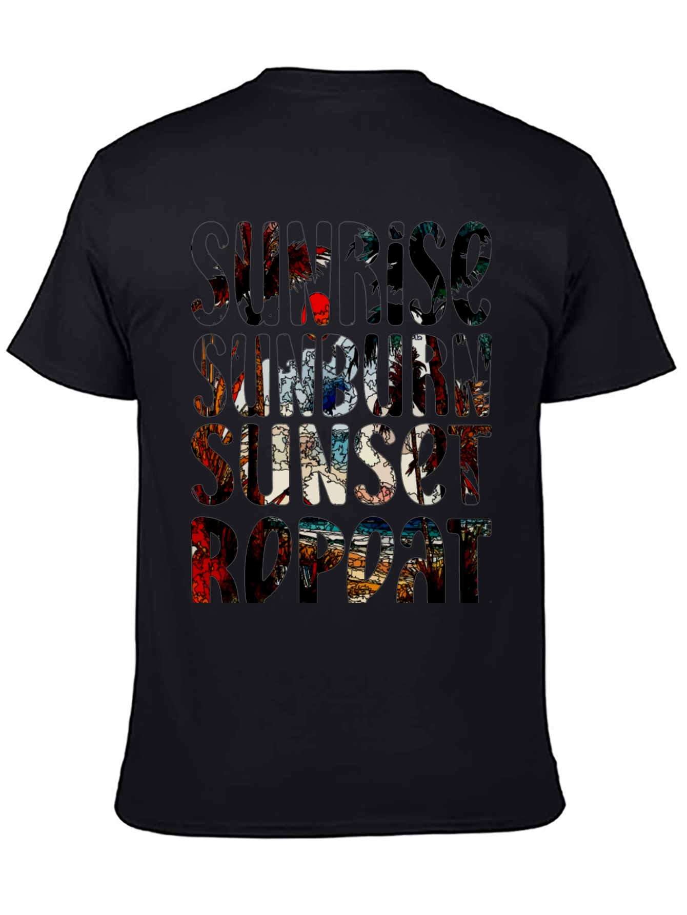 Sunrise Sunset Repeat Graphic Tee