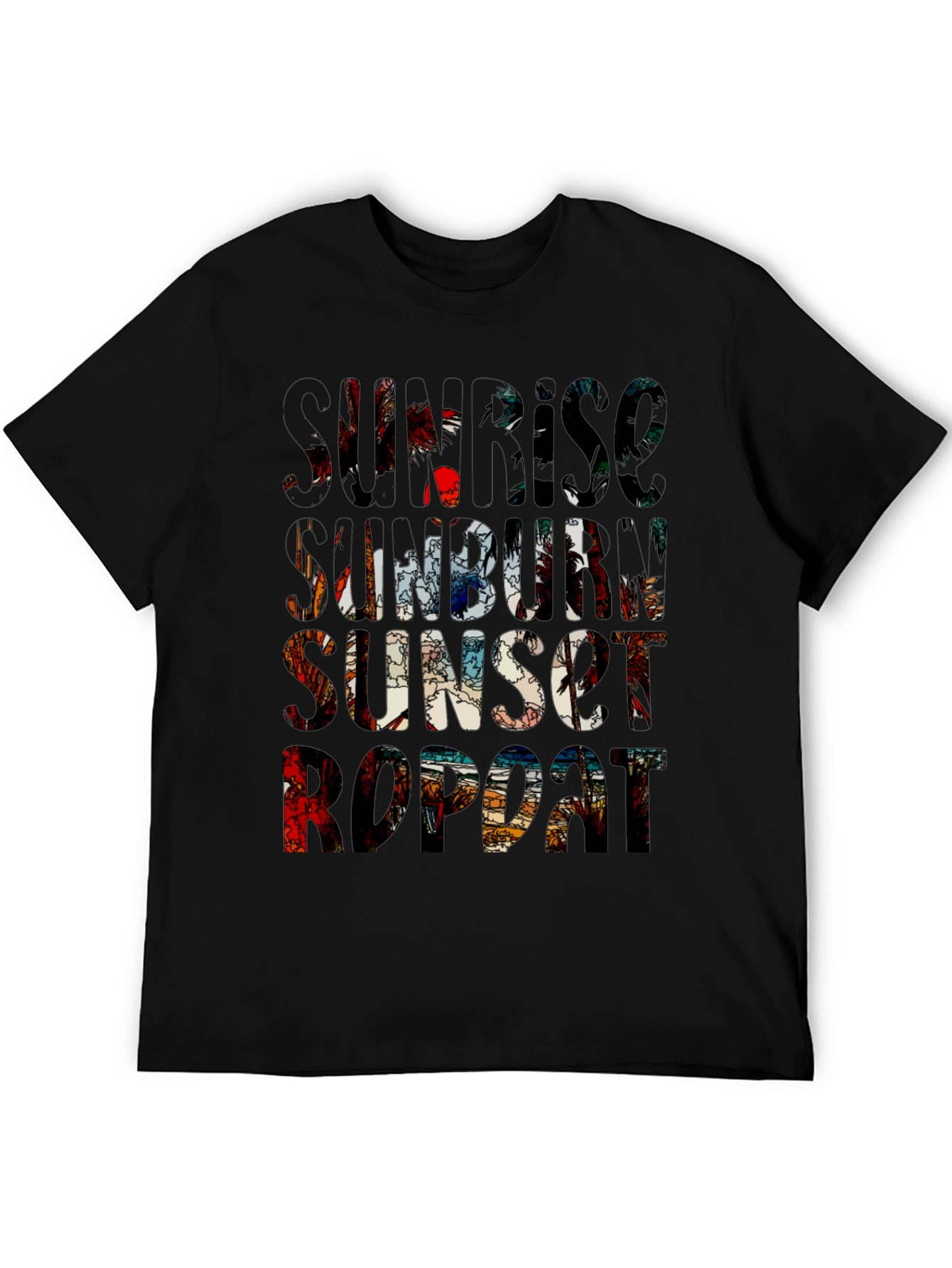 Sunrise Sunset Repeat Graphic Tee