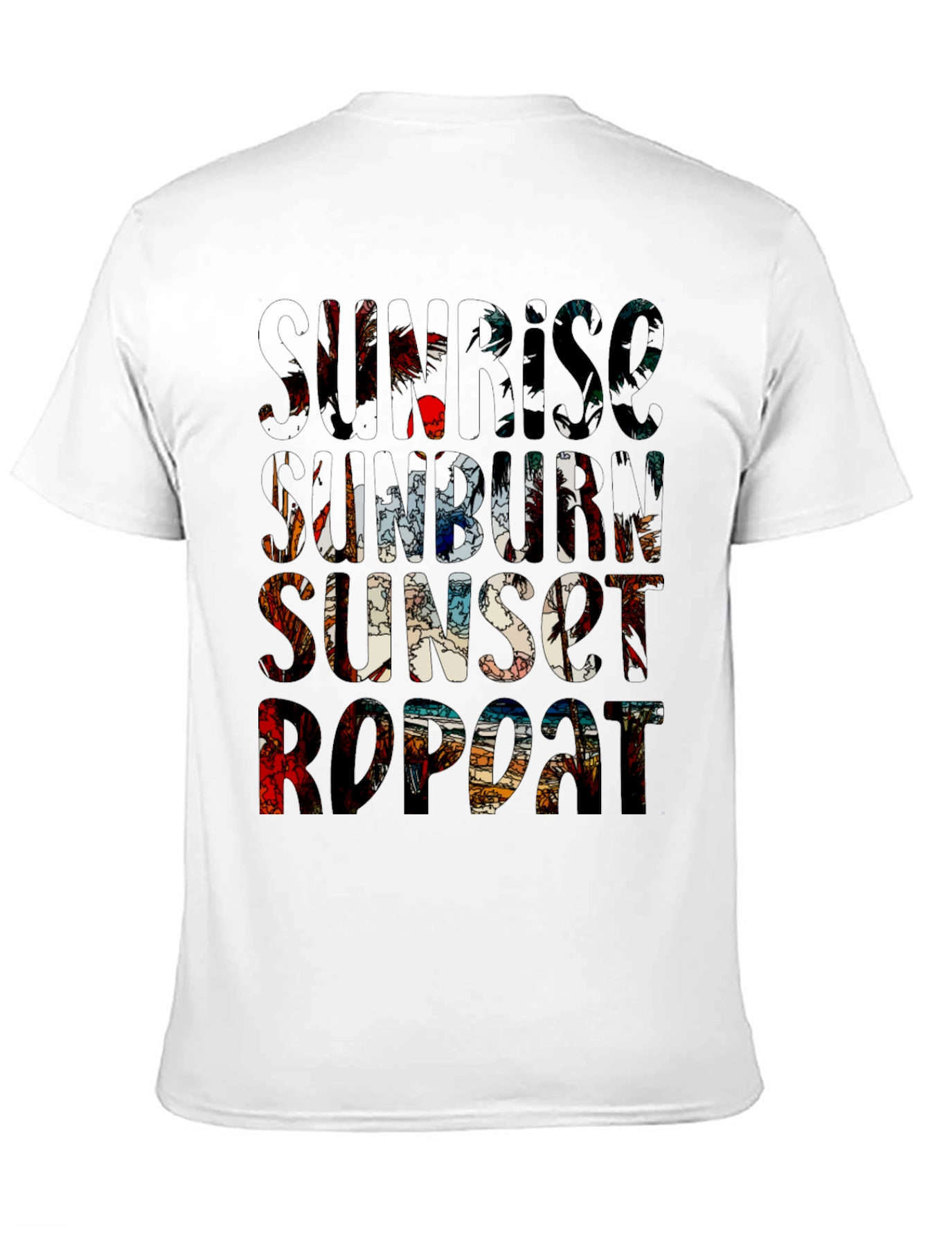 Sunrise Sunset Repeat Graphic Tee
