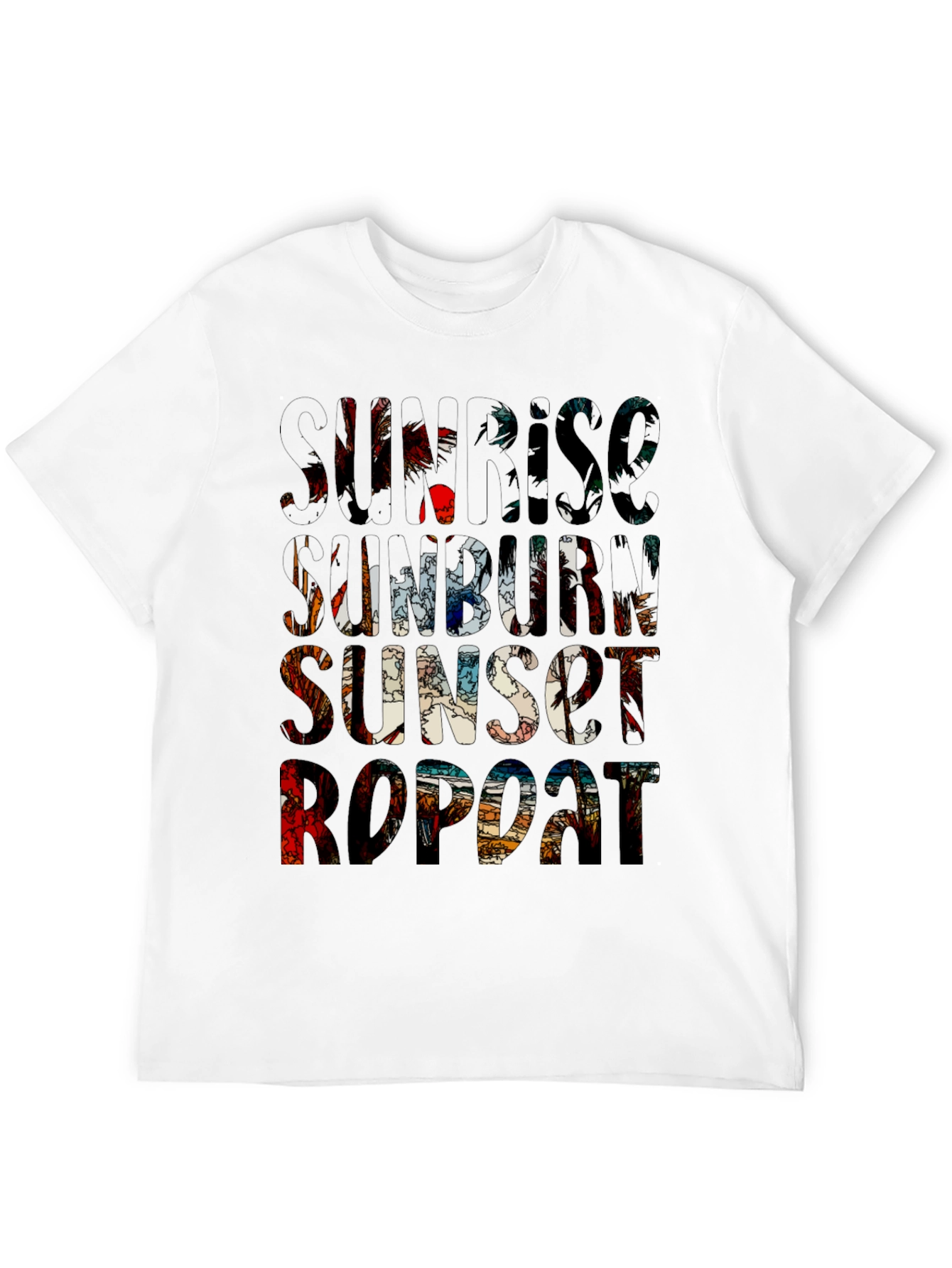 Sunrise Sunset Repeat Graphic Tee