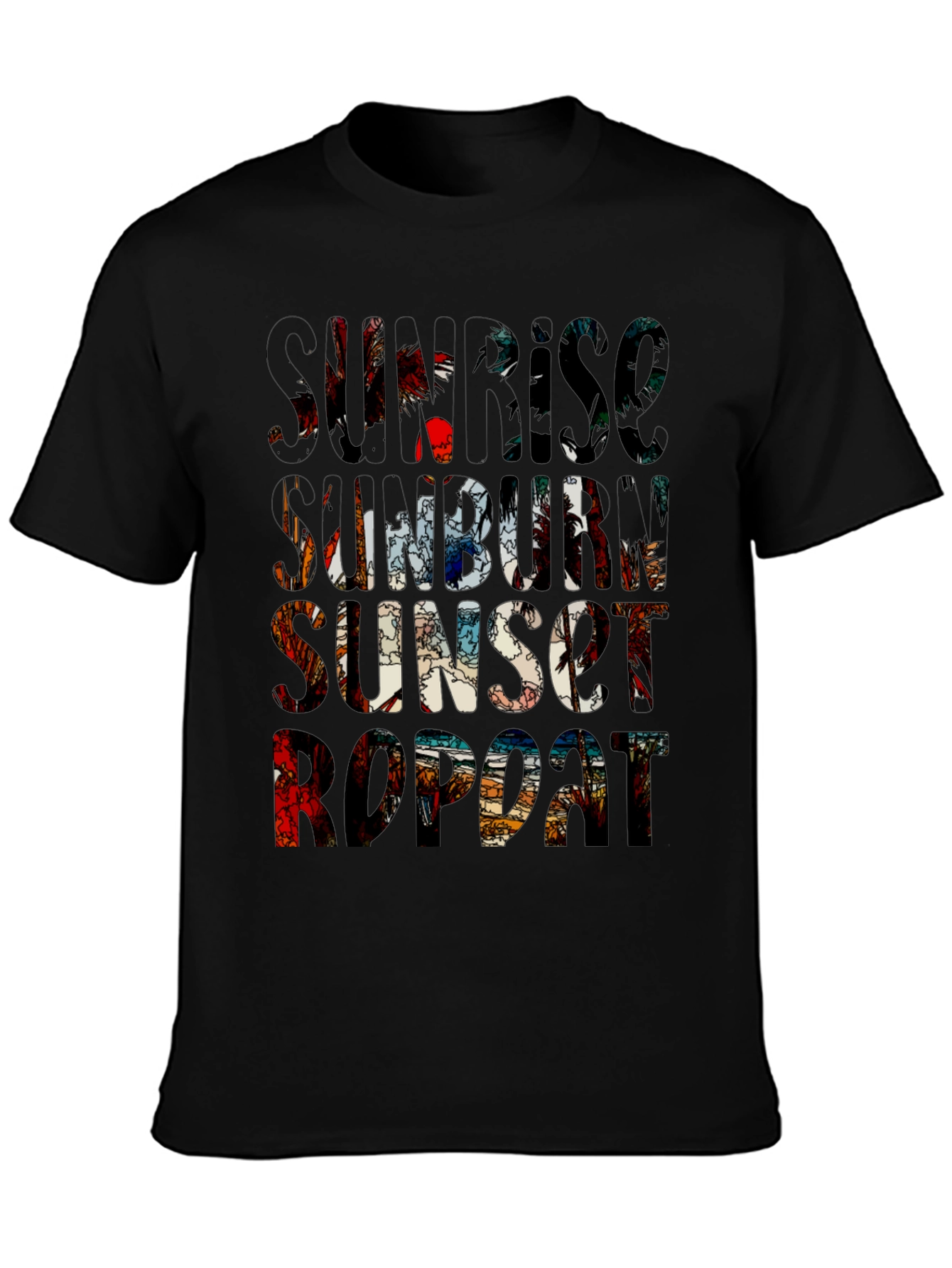 Sunrise Sunset Repeat Graphic Tee