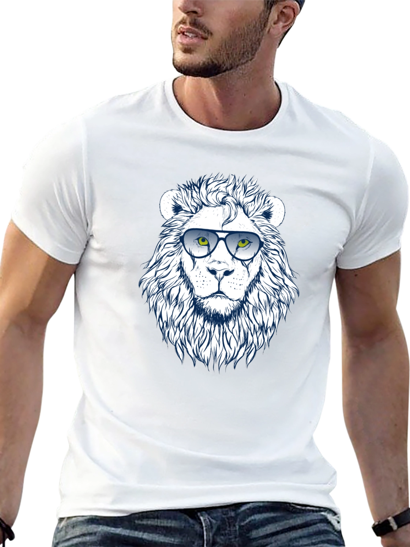 Cool Lion Graphic T-Shirt