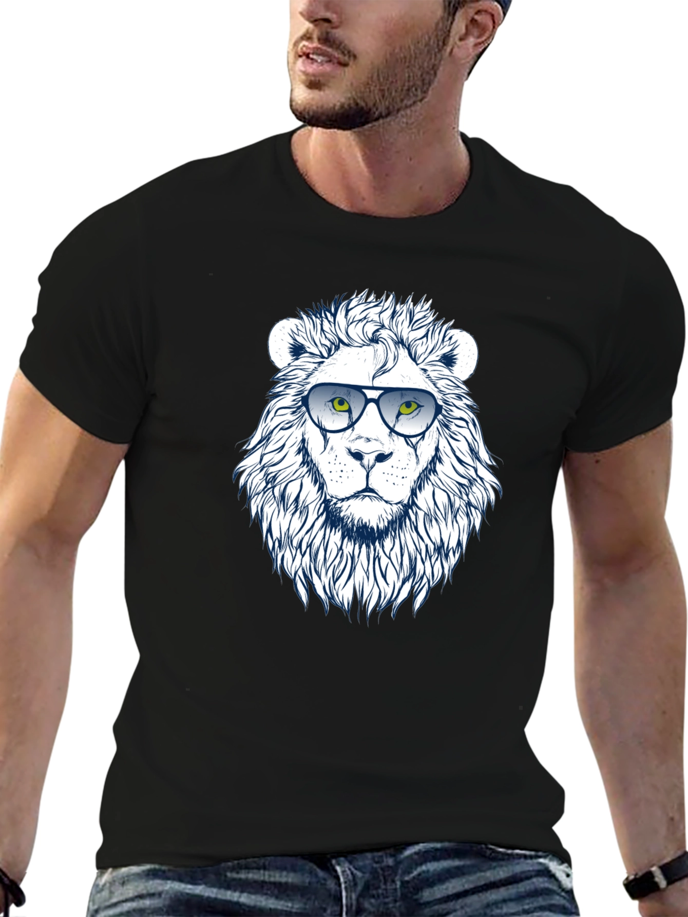 Cool Lion Graphic T-Shirt