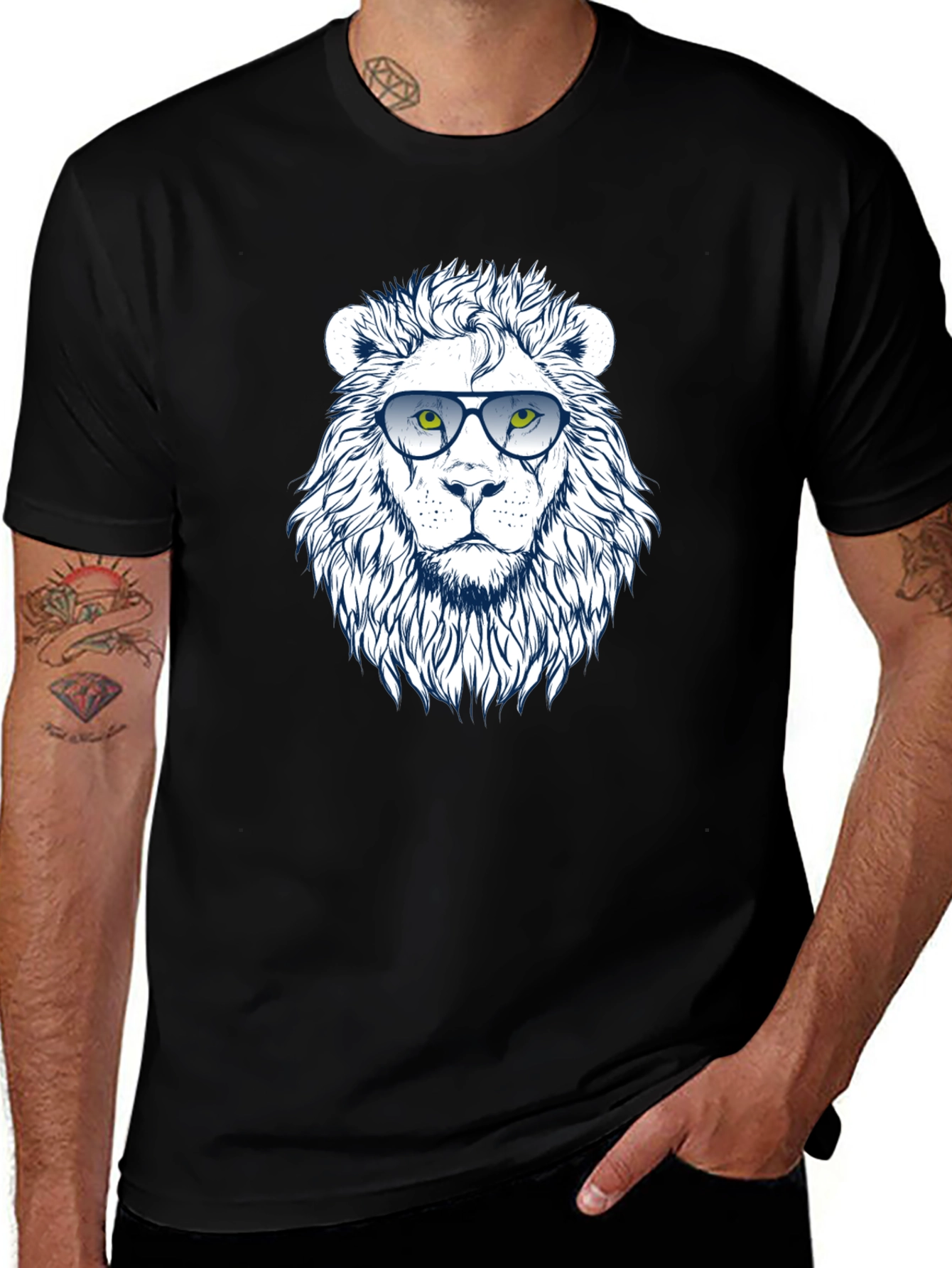 Cool Lion Graphic T-Shirt