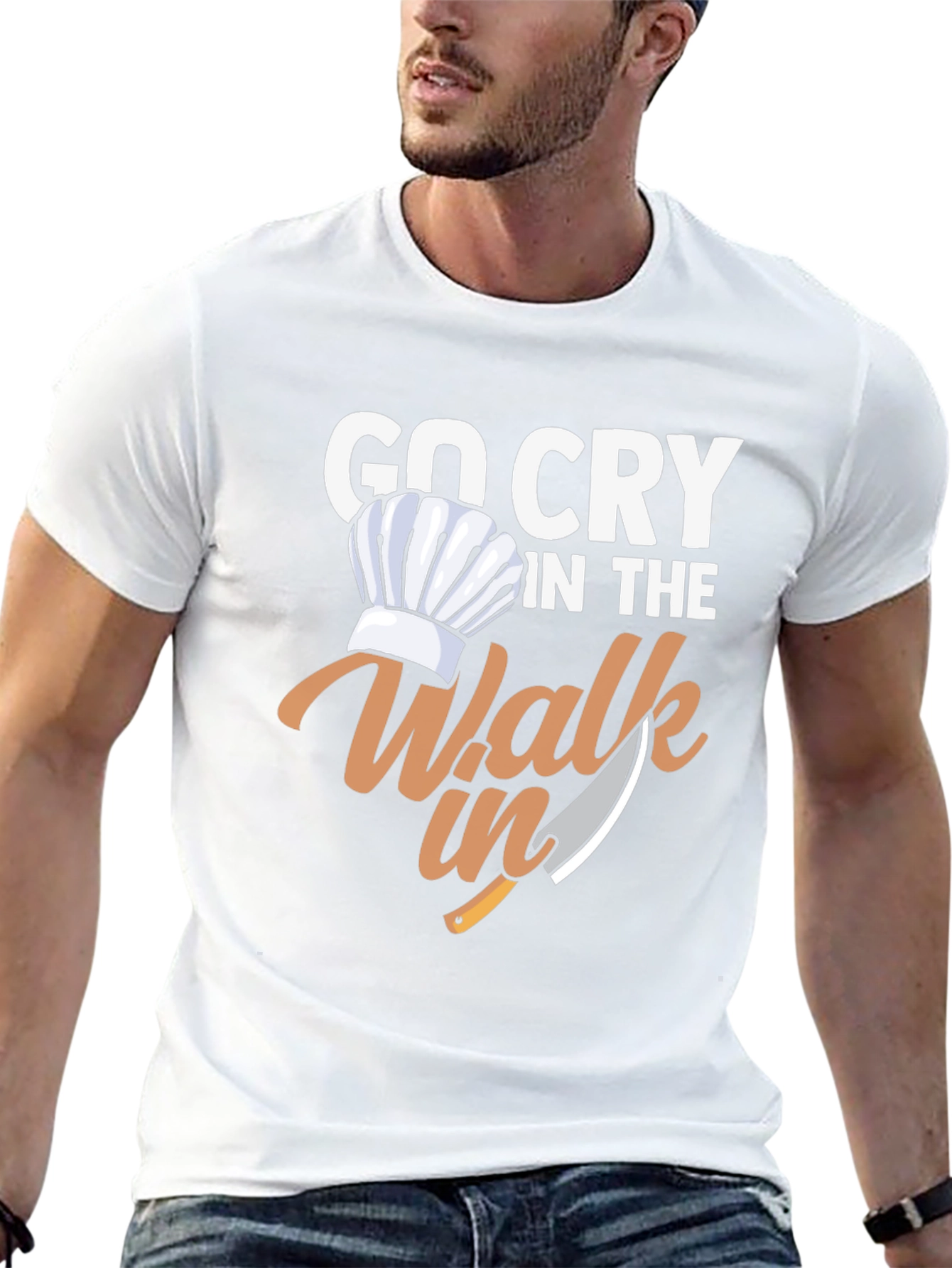 Go Cry in the Walk-In Chef T-Shirt