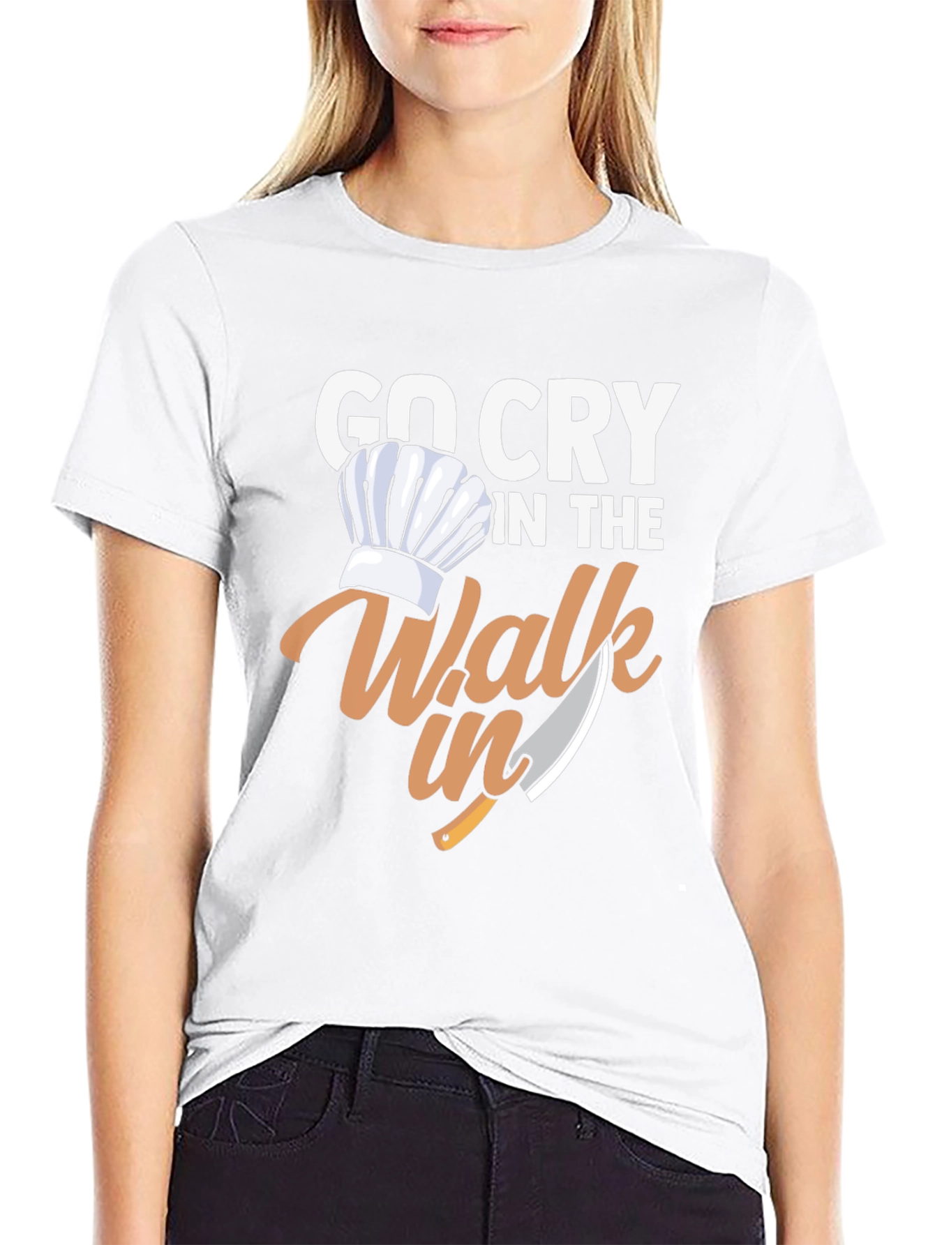 Go Cry in the Walk-In Chef T-Shirt