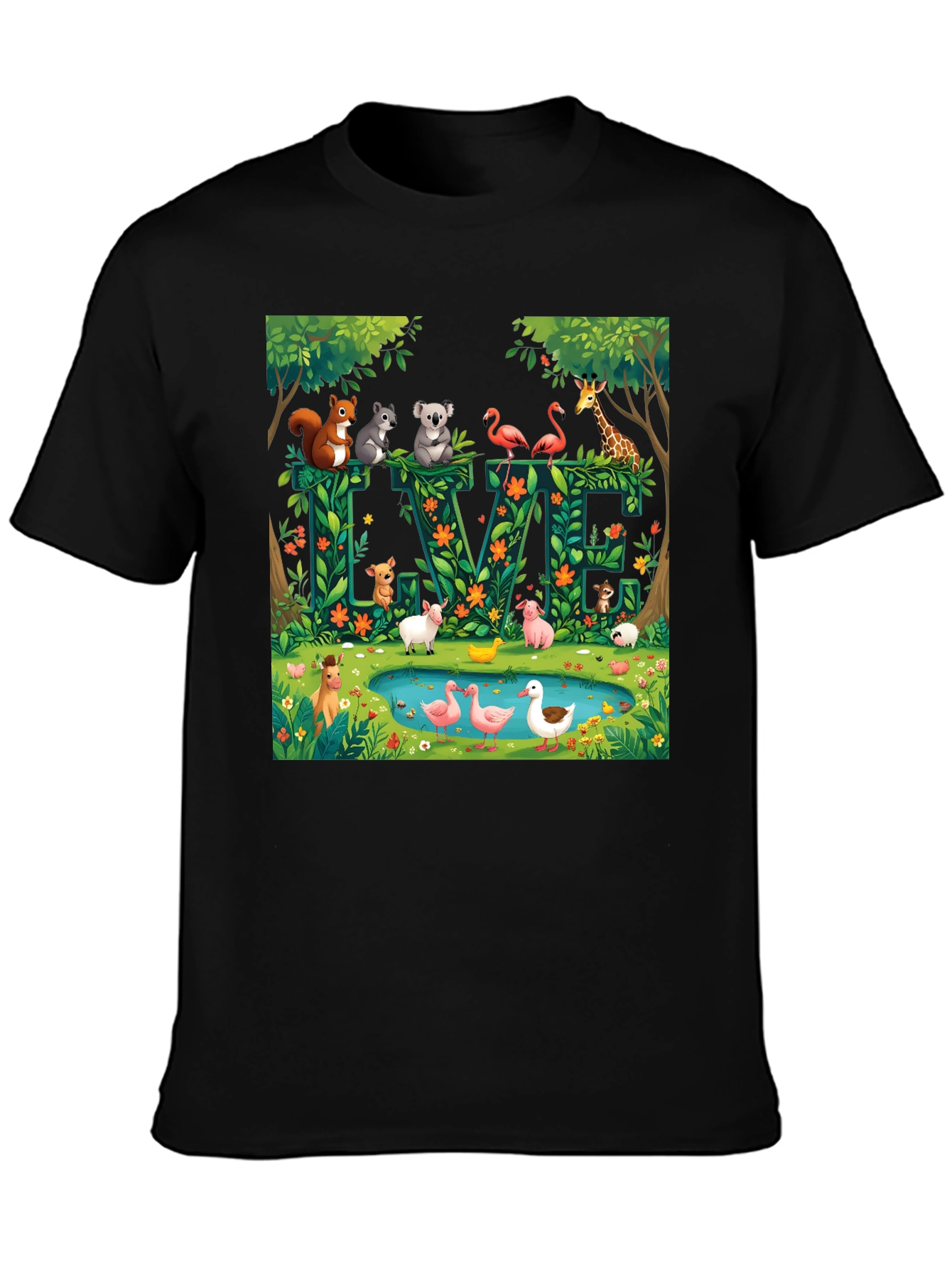 Nature-Themed Graphic Tee