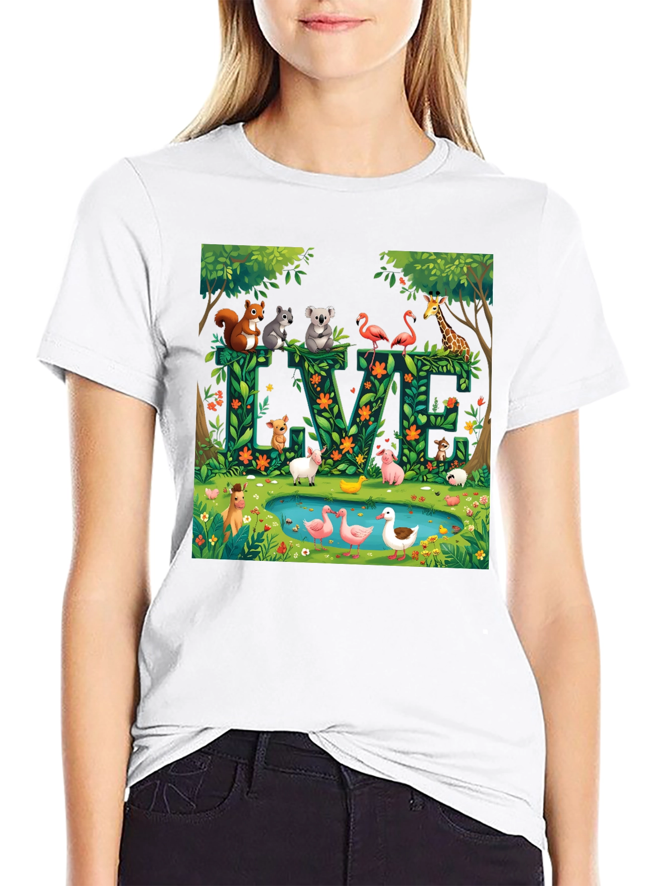 Nature-Themed Graphic Tee