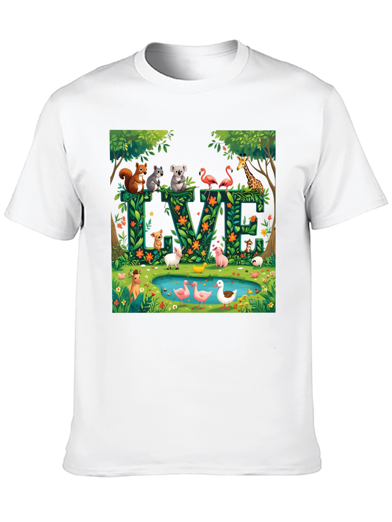 Nature-Themed Graphic Tee