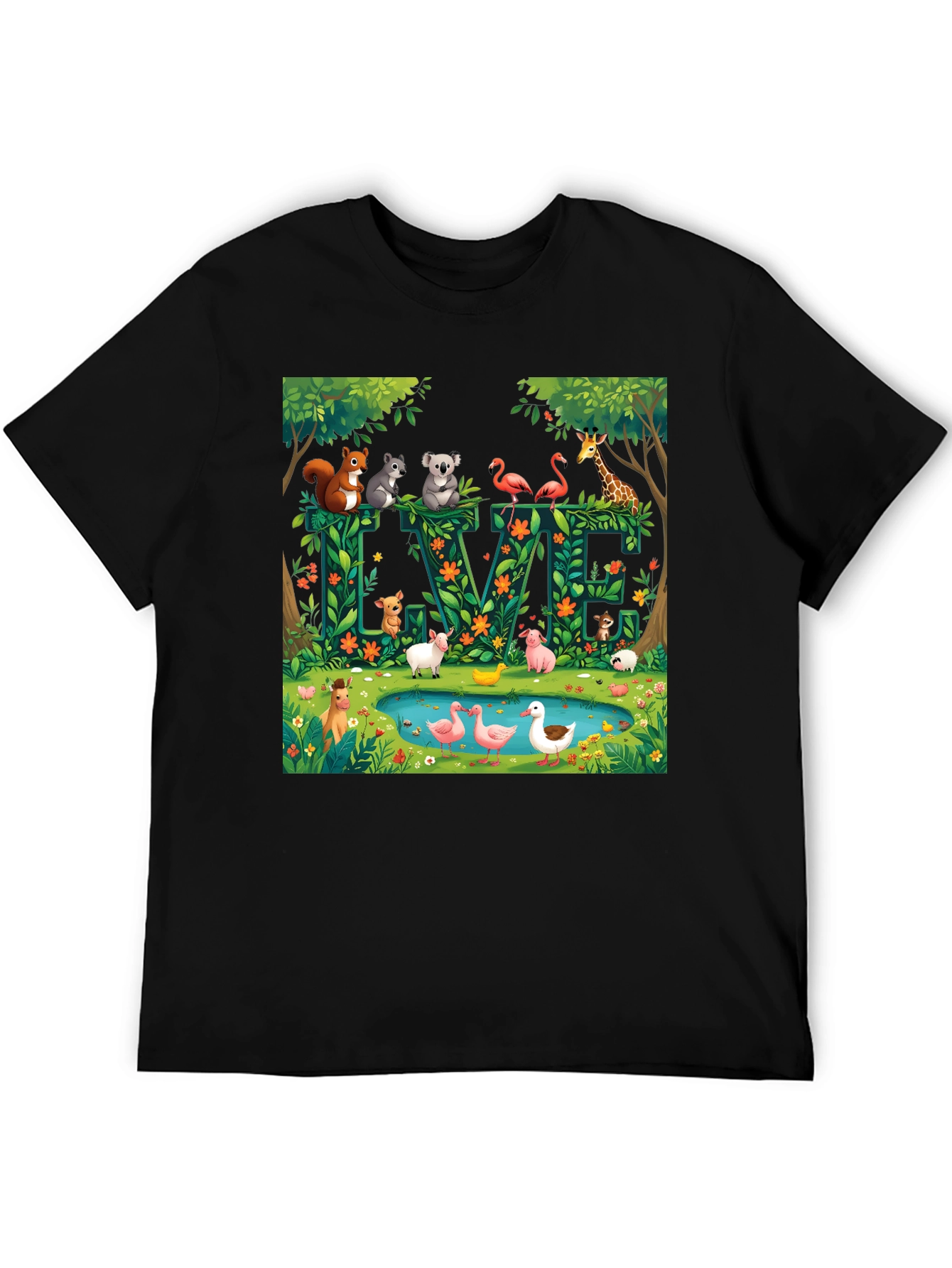 Nature-Themed Graphic Tee