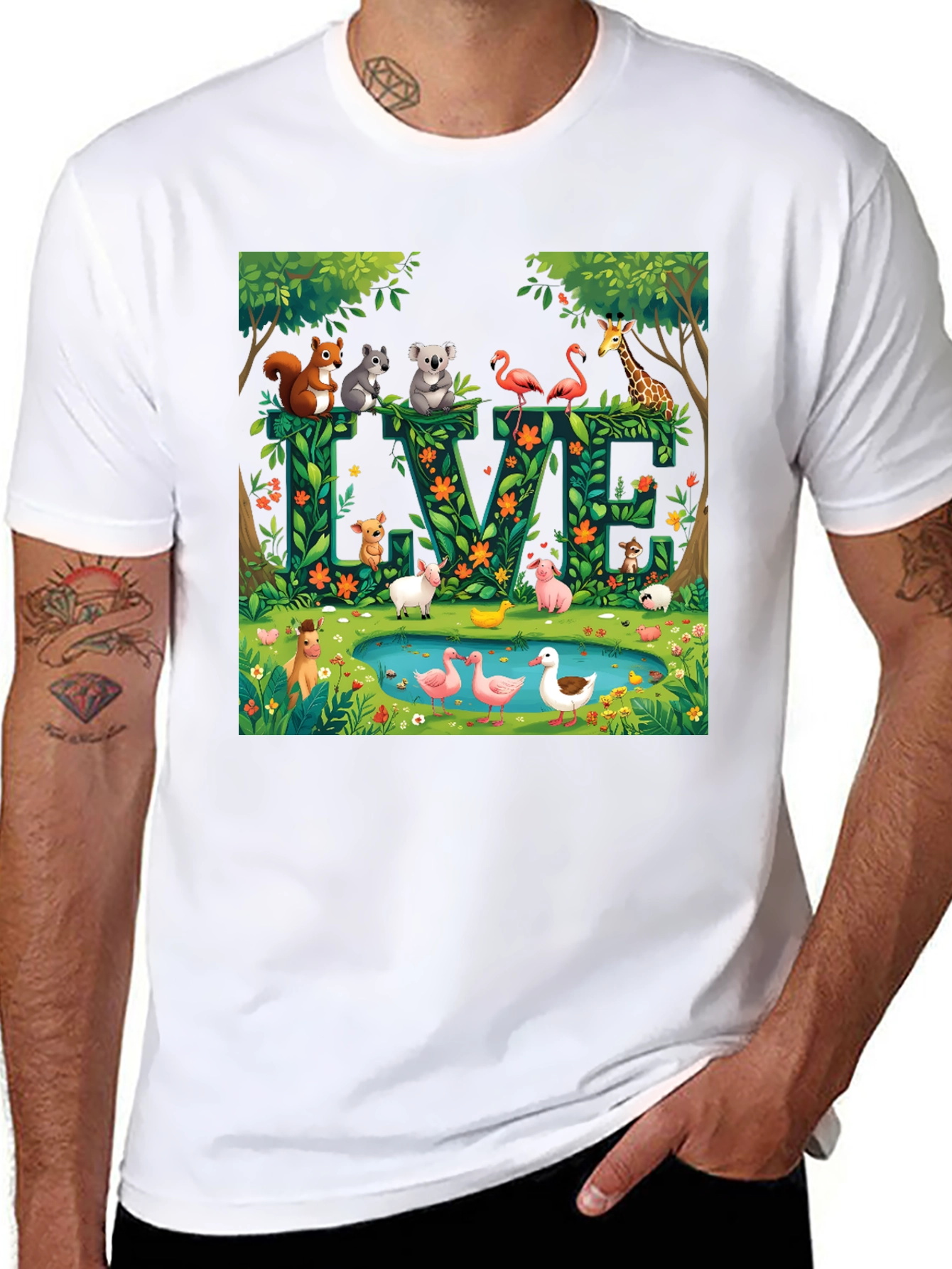Nature-Themed Graphic Tee
