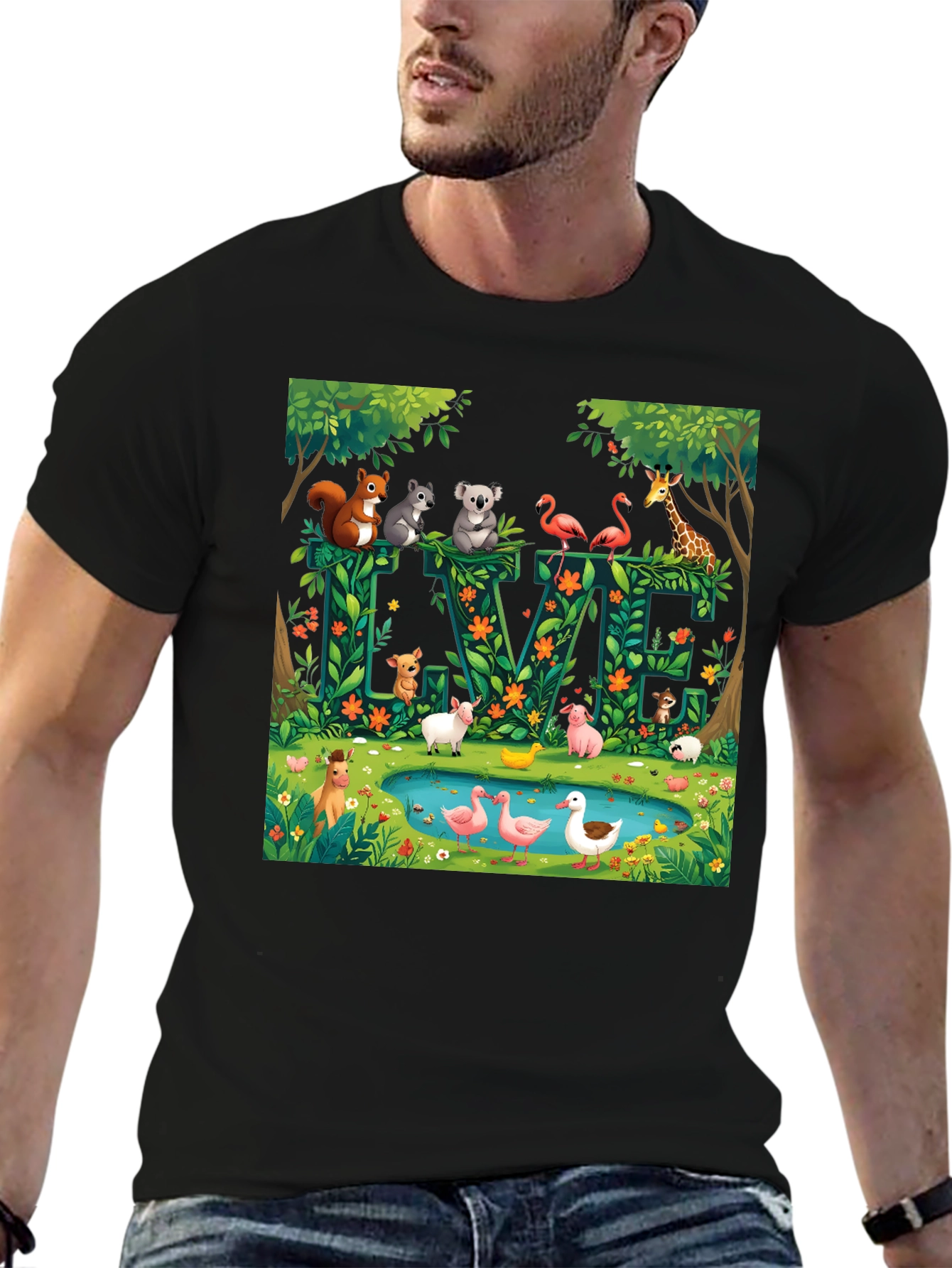 Nature-Themed Graphic Tee