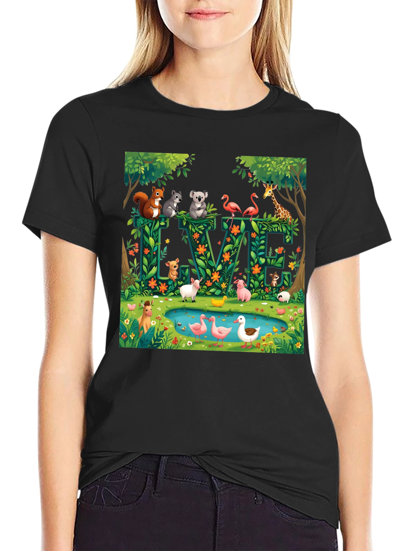 Nature-Themed Graphic Tee
