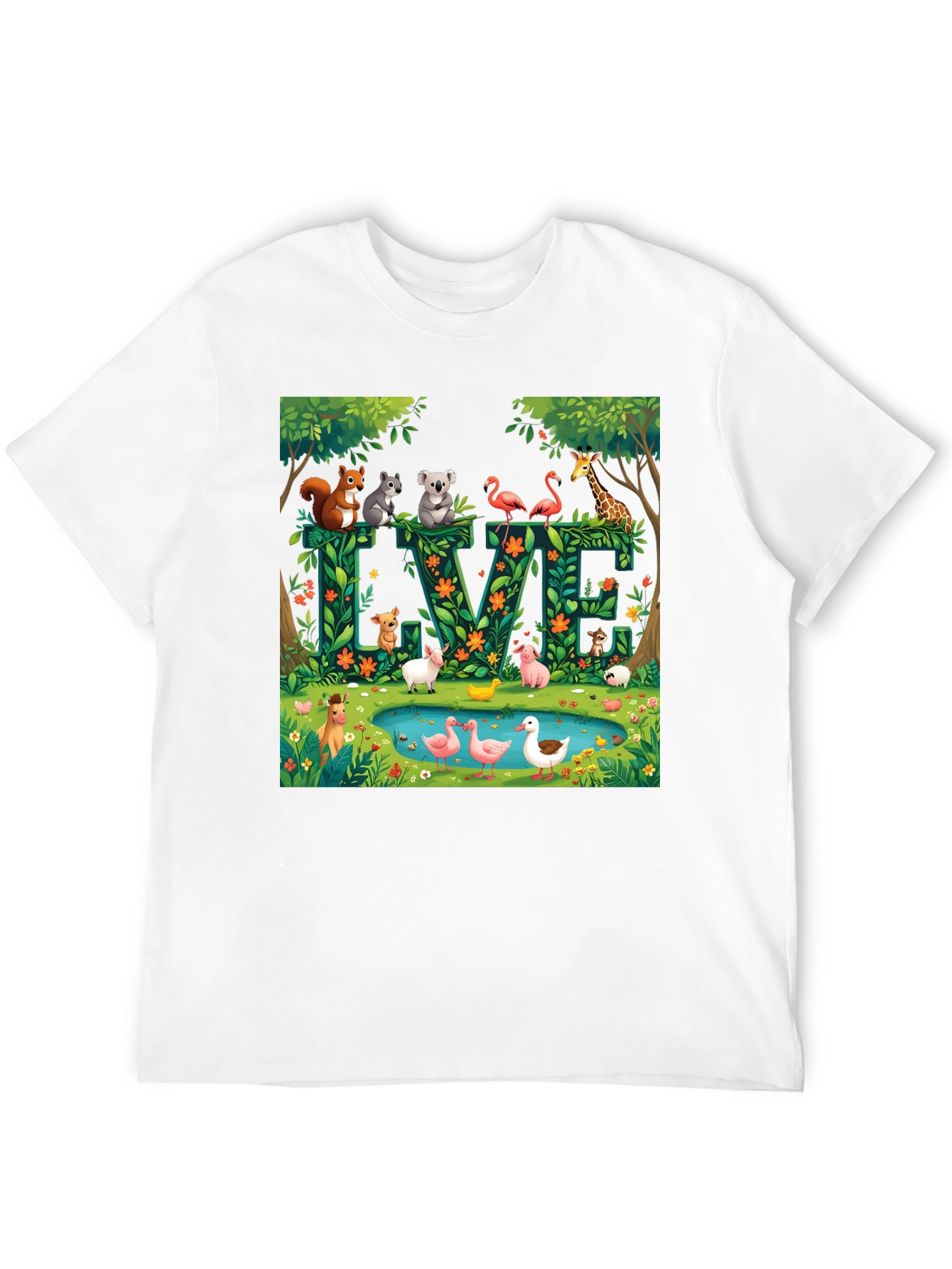 Nature-Themed Graphic Tee