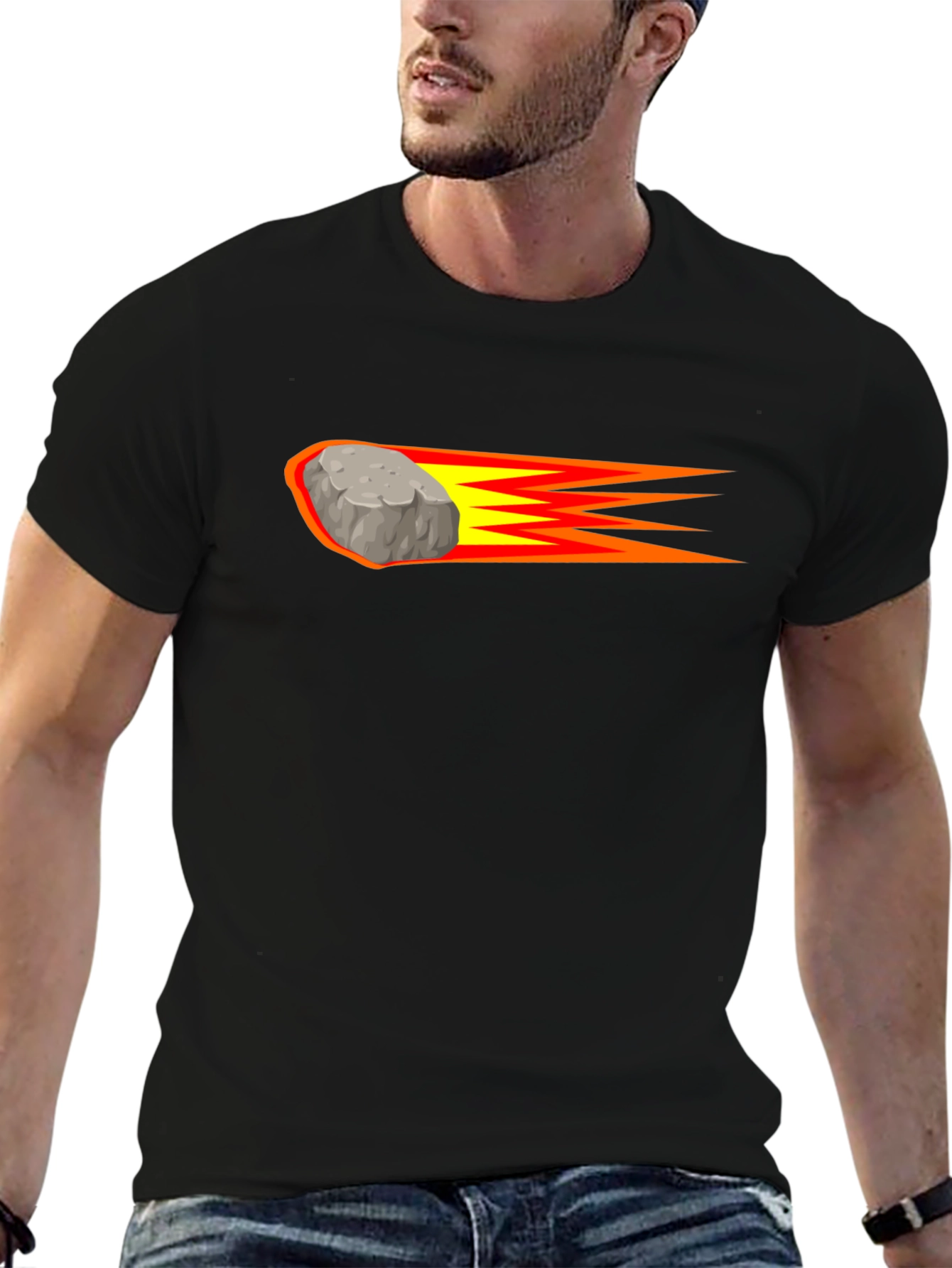 Meteor Graphic Tee - Cool Comet Design