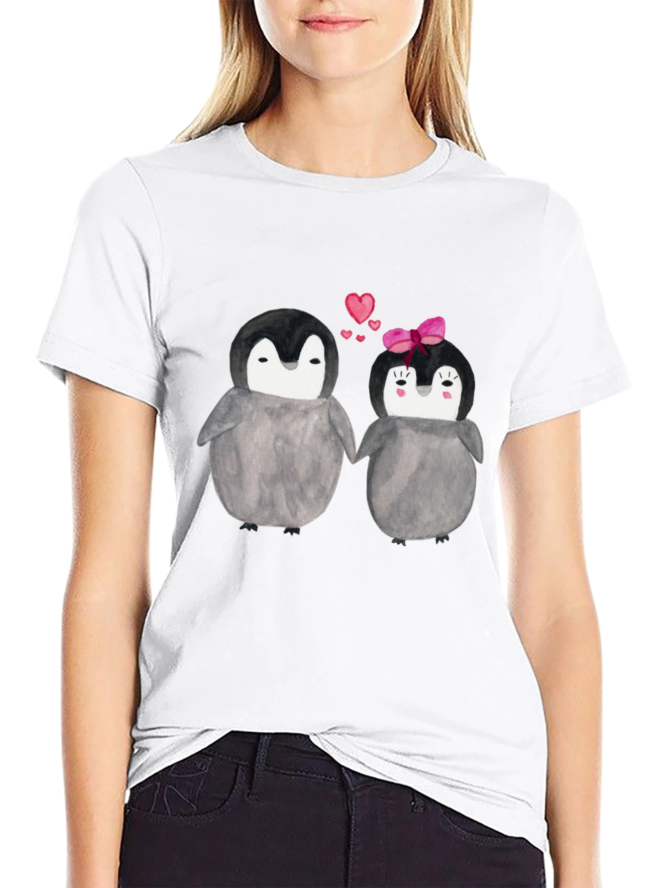 Penguin Love T-Shirt - Cute Couple Design