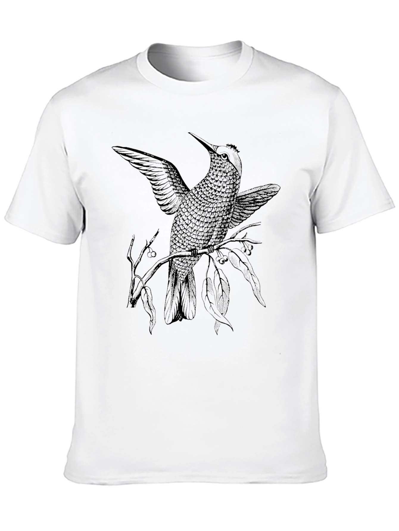 Hummingbird Graphic Tee - Black