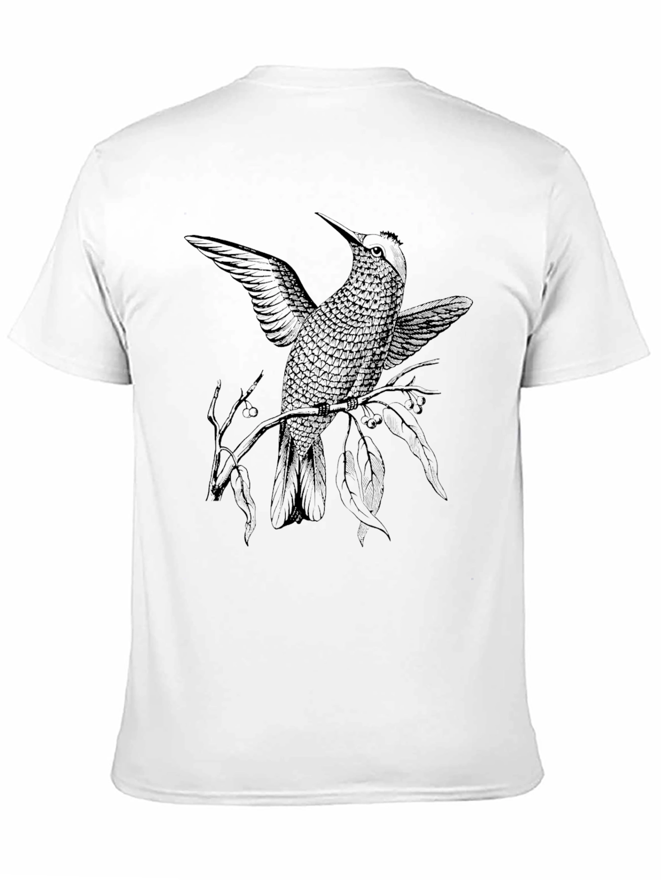 Hummingbird Graphic Tee - Black