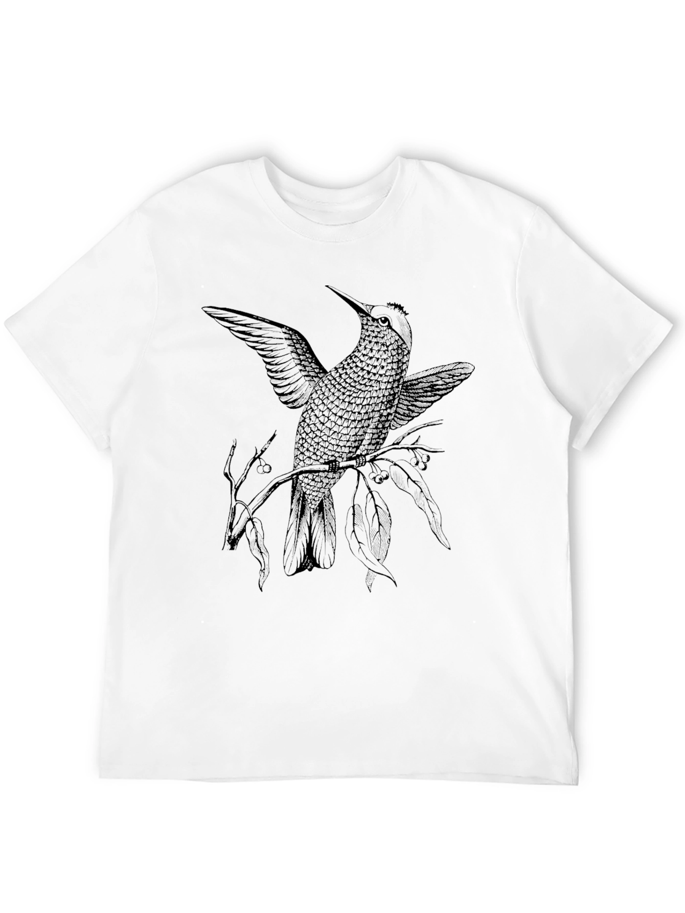 Hummingbird Graphic Tee - Black