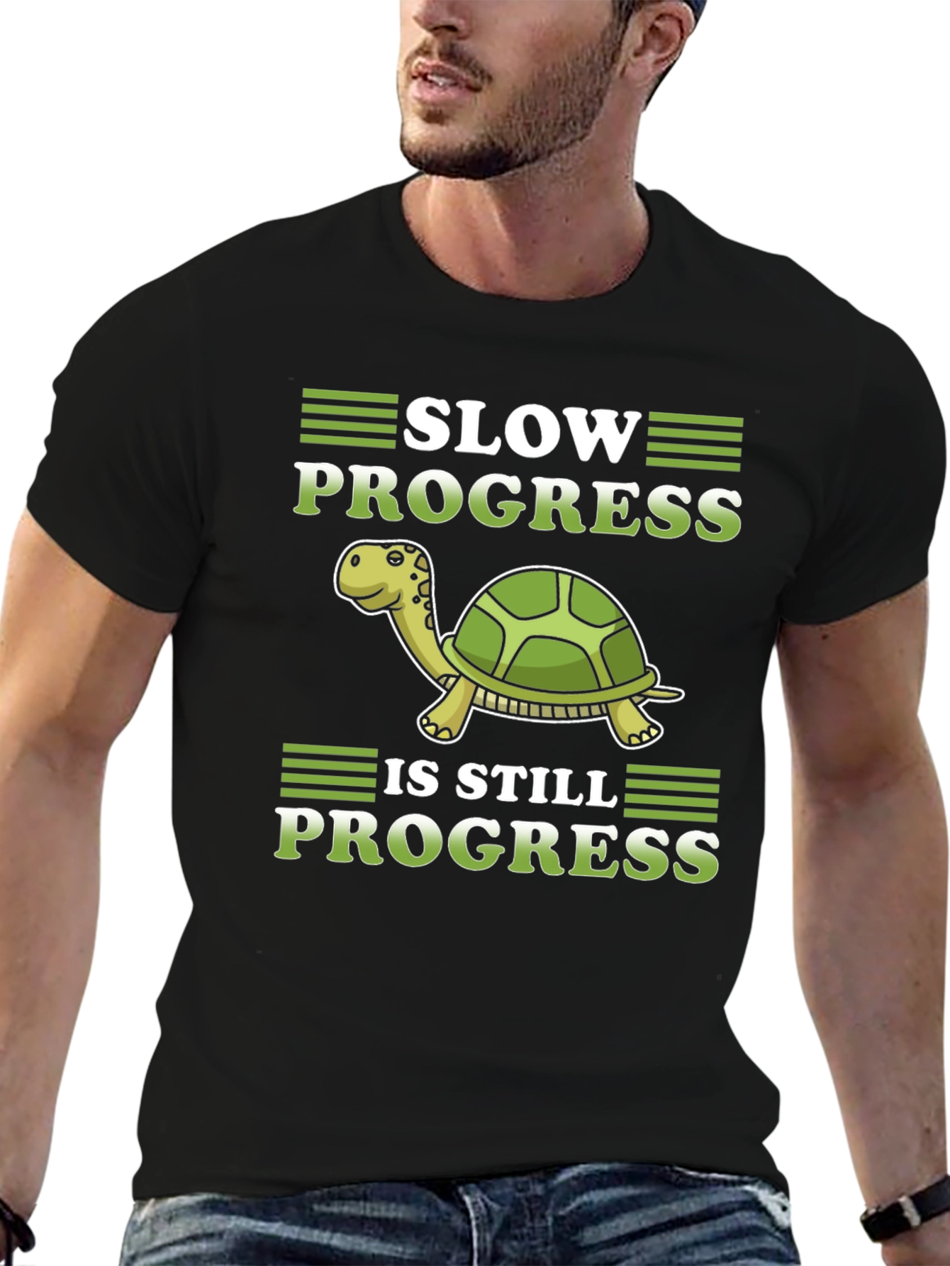 Slow Progress Turtle Graphic Tee
