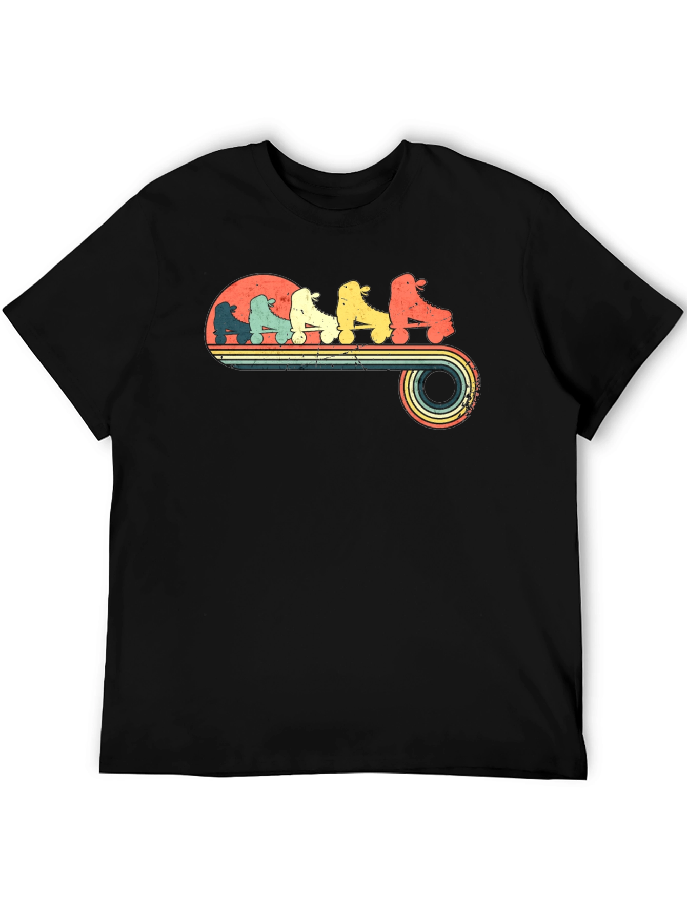 Retro Roller Skate Graphic Tee