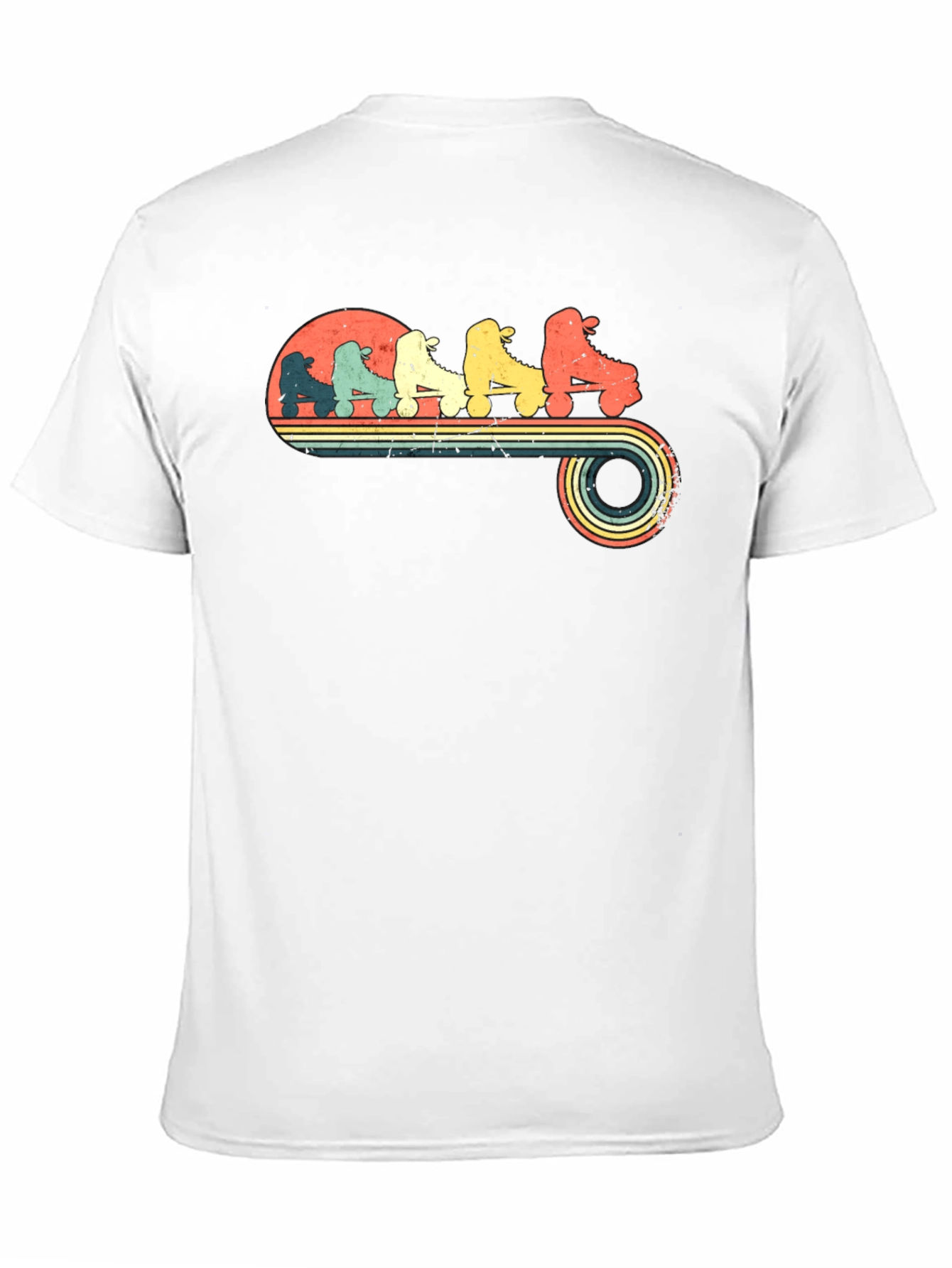 Retro Roller Skate Graphic Tee