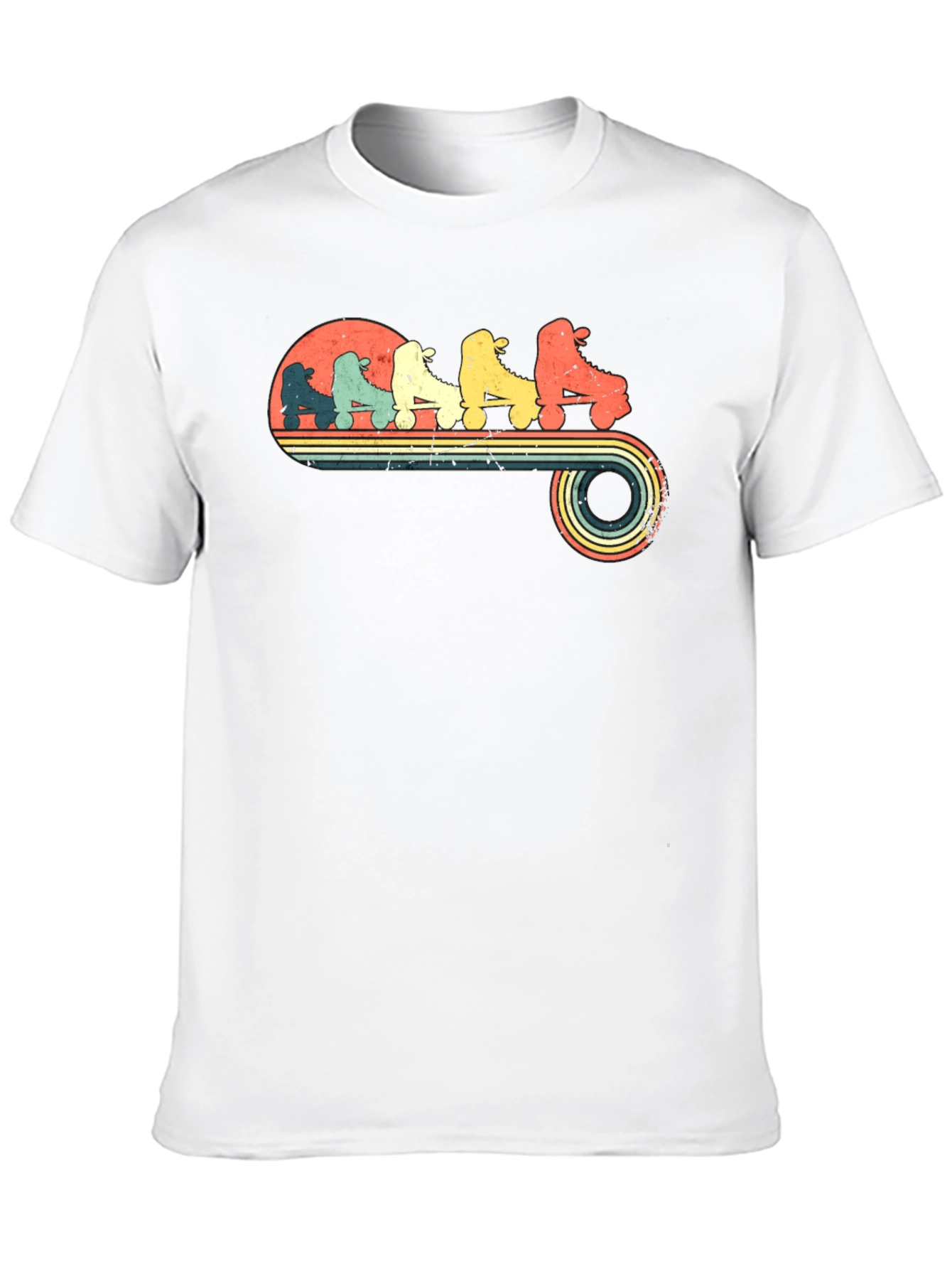 Retro Roller Skate Graphic Tee