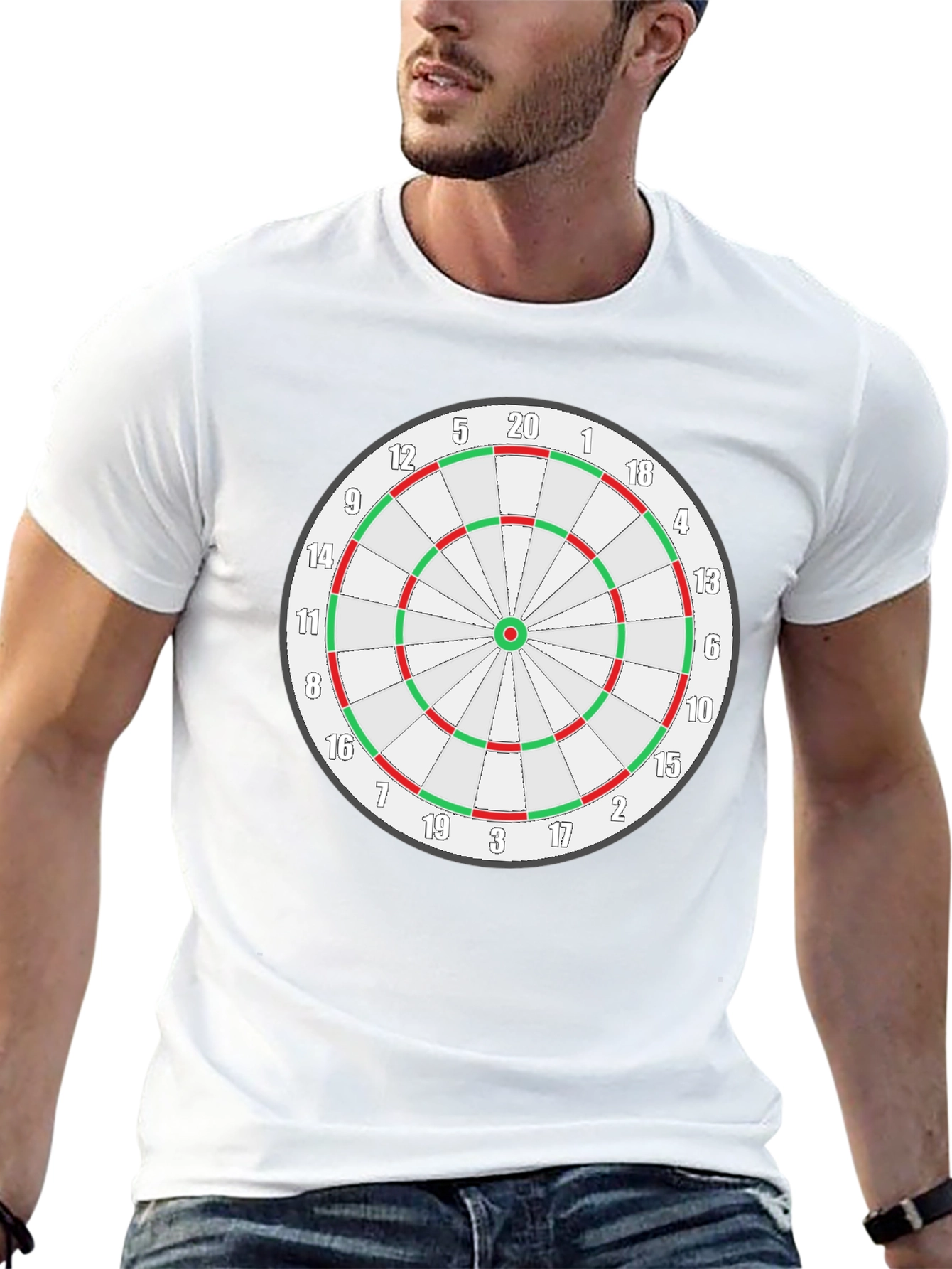 Darts Board Graphic T-Shirt