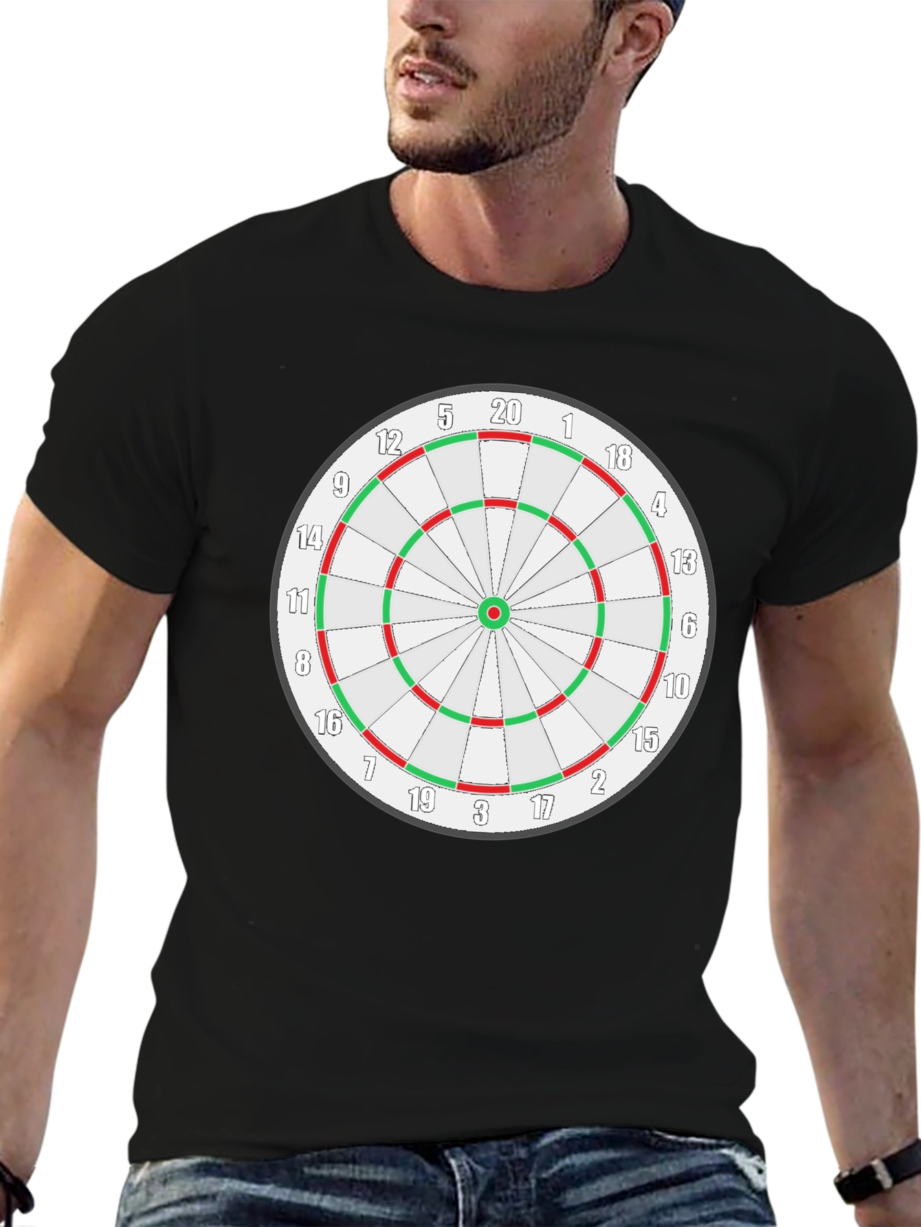 Darts Board Graphic T-Shirt