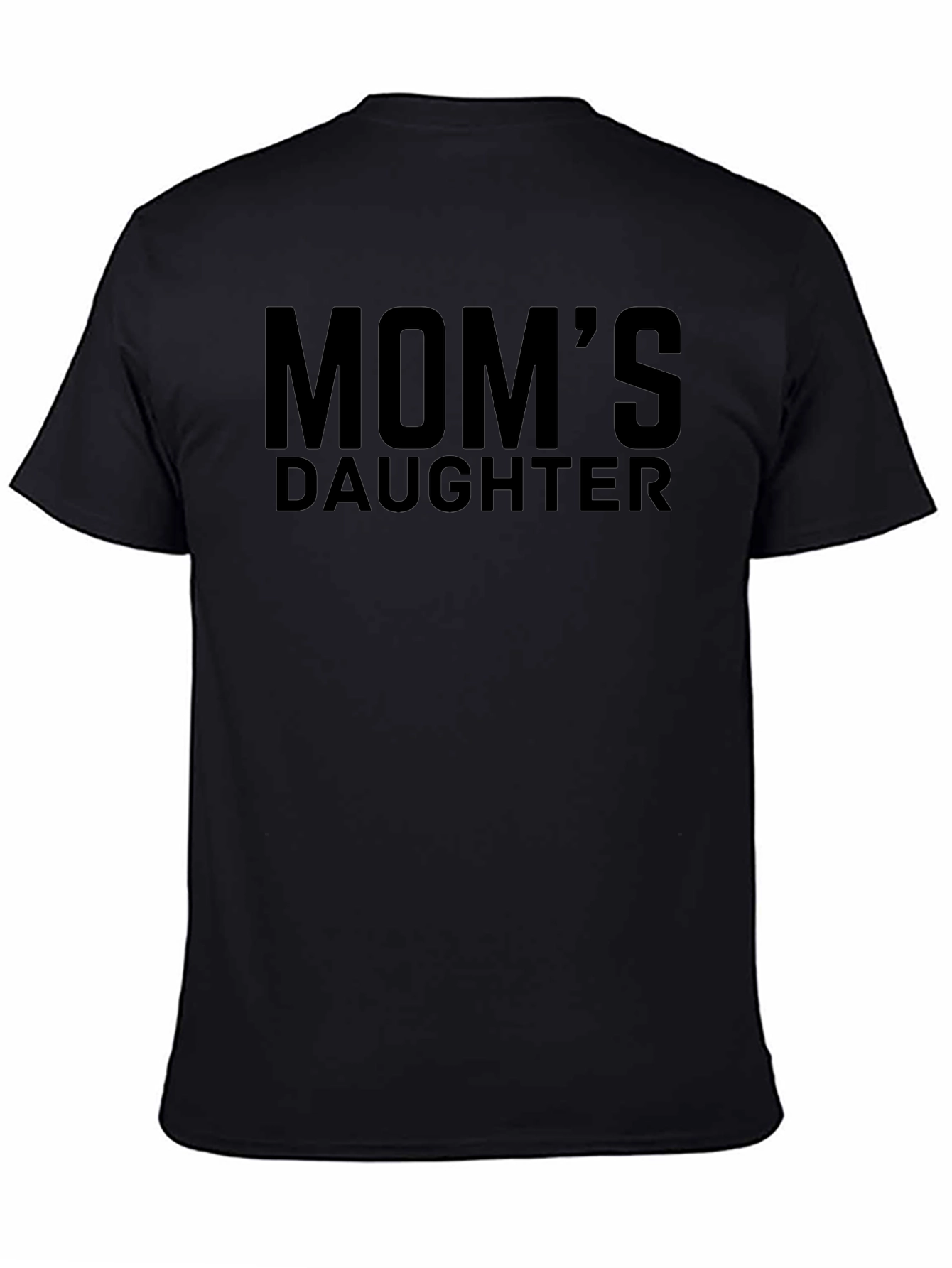 Moms Daughter Black T-Shirt