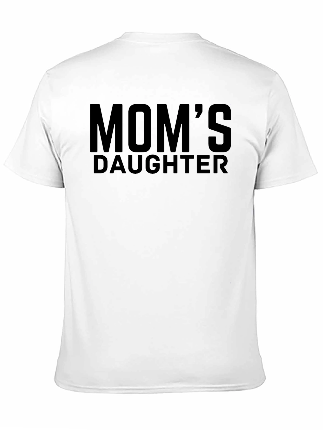 Moms Daughter Black T-Shirt