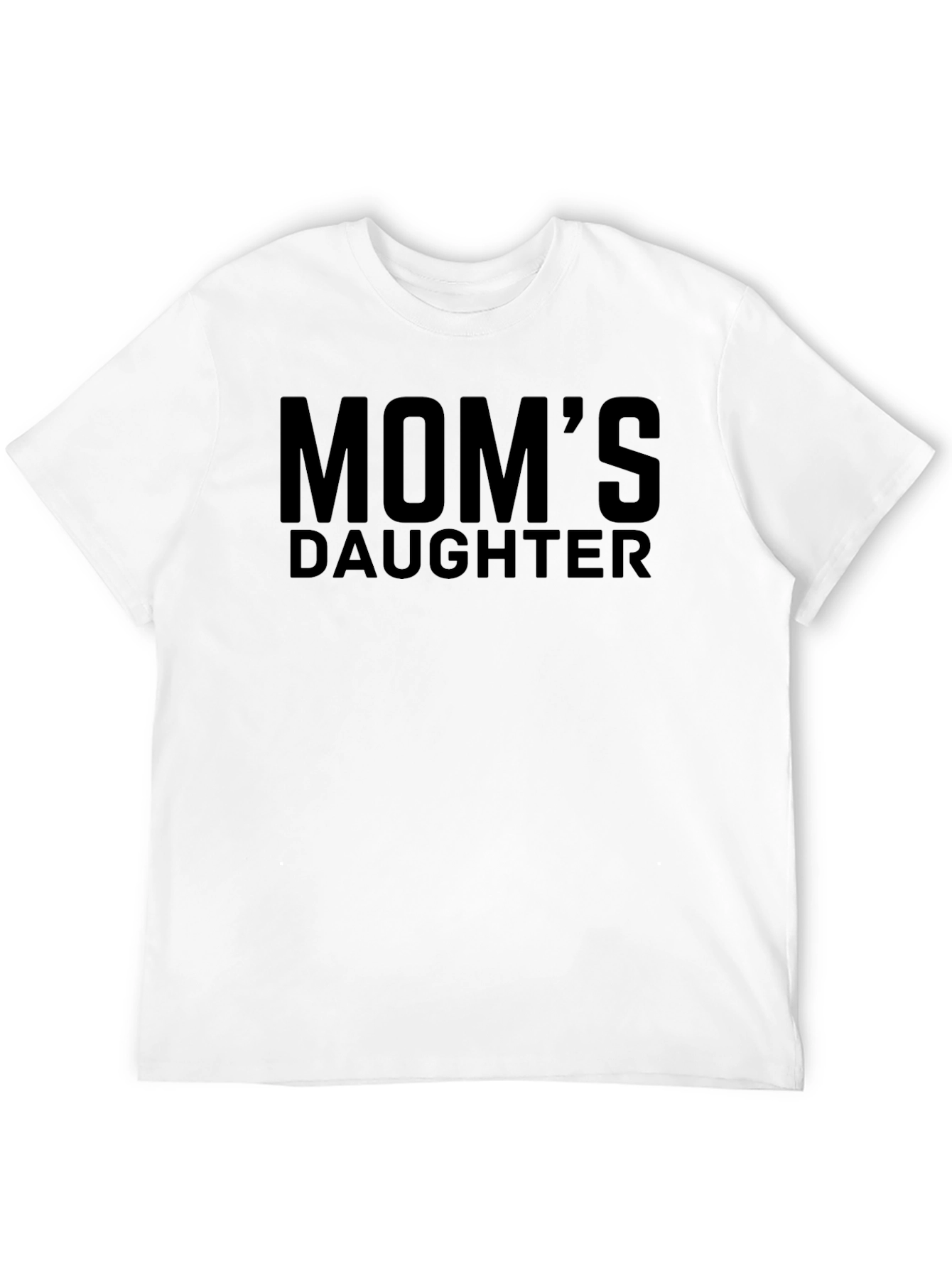 Moms Daughter Black T-Shirt