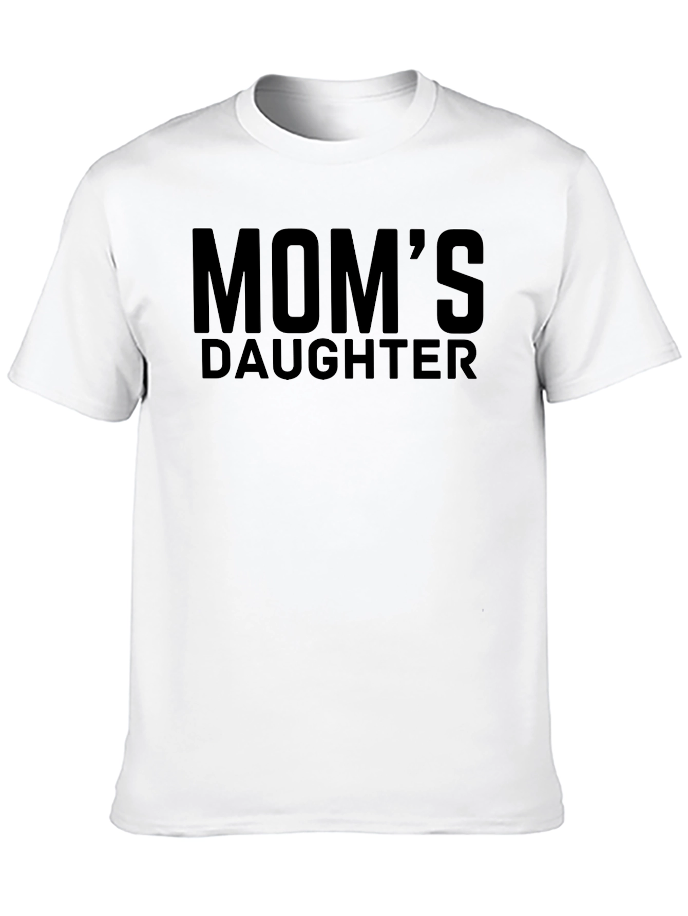 Moms Daughter Black T-Shirt