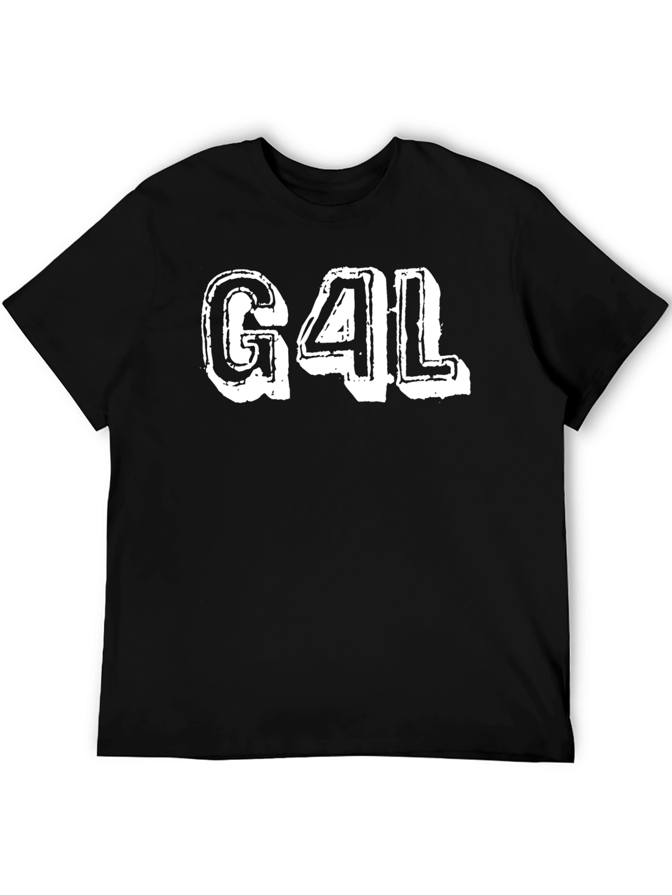 G4L Graphic T-Shirt - Black Cotton Tee