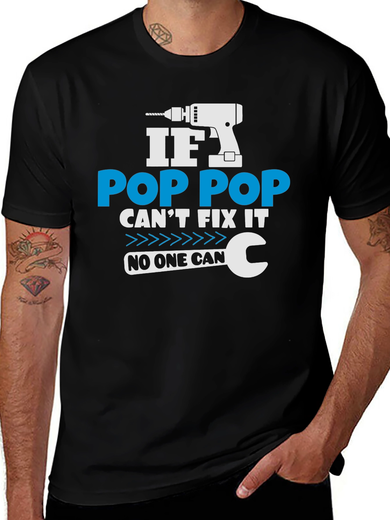 Pop Pop Fix It T-Shirt - Fathers Day Gift