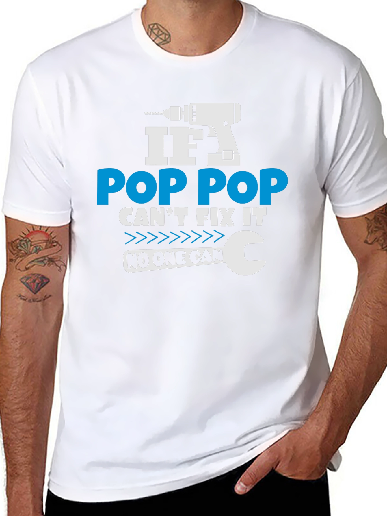 Pop Pop Fix It T-Shirt - Fathers Day Gift
