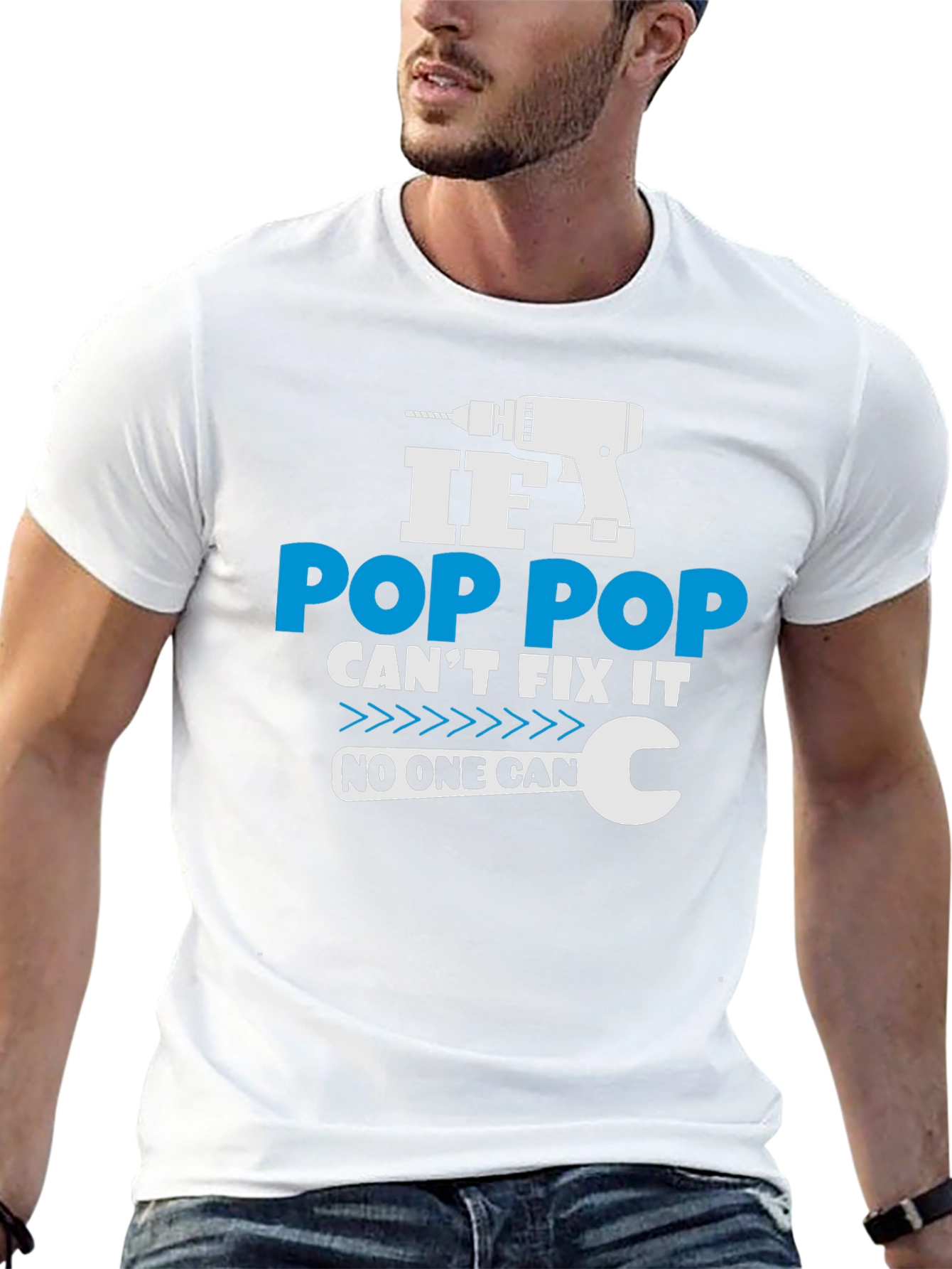 Pop Pop Fix It T-Shirt - Fathers Day Gift