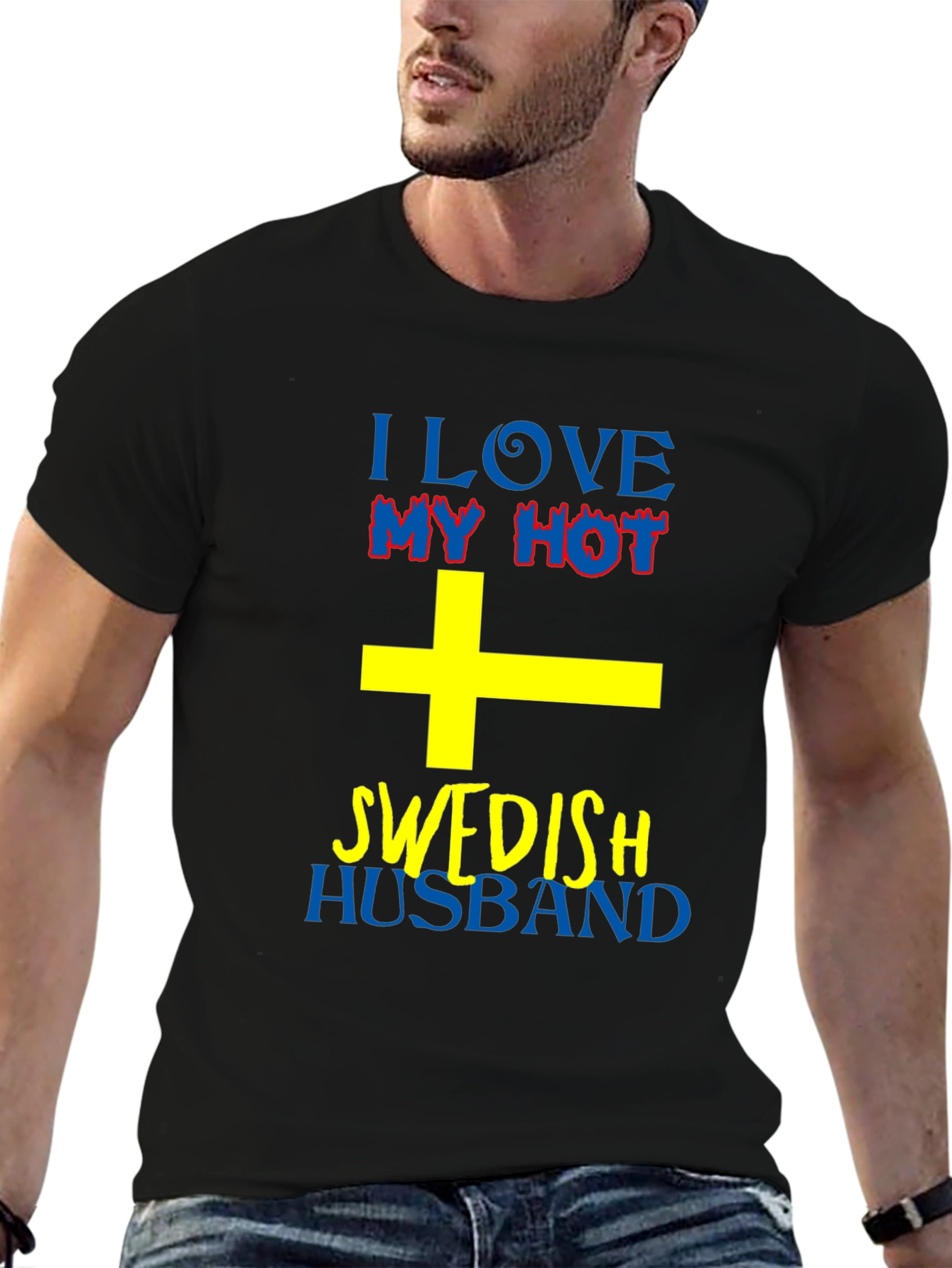 I Love My Hot Swedish Husband T-Shirt