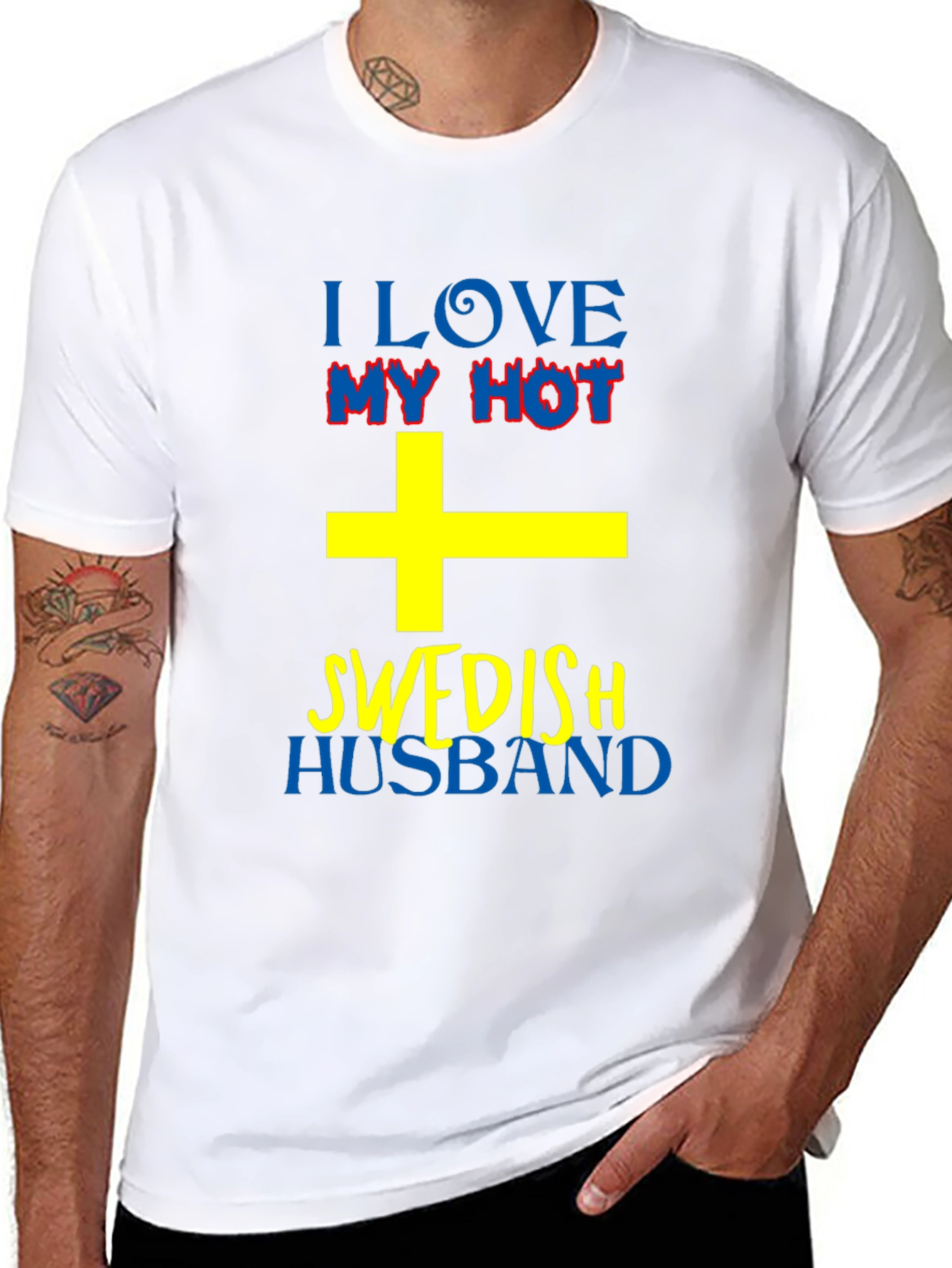 I Love My Hot Swedish Husband T-Shirt