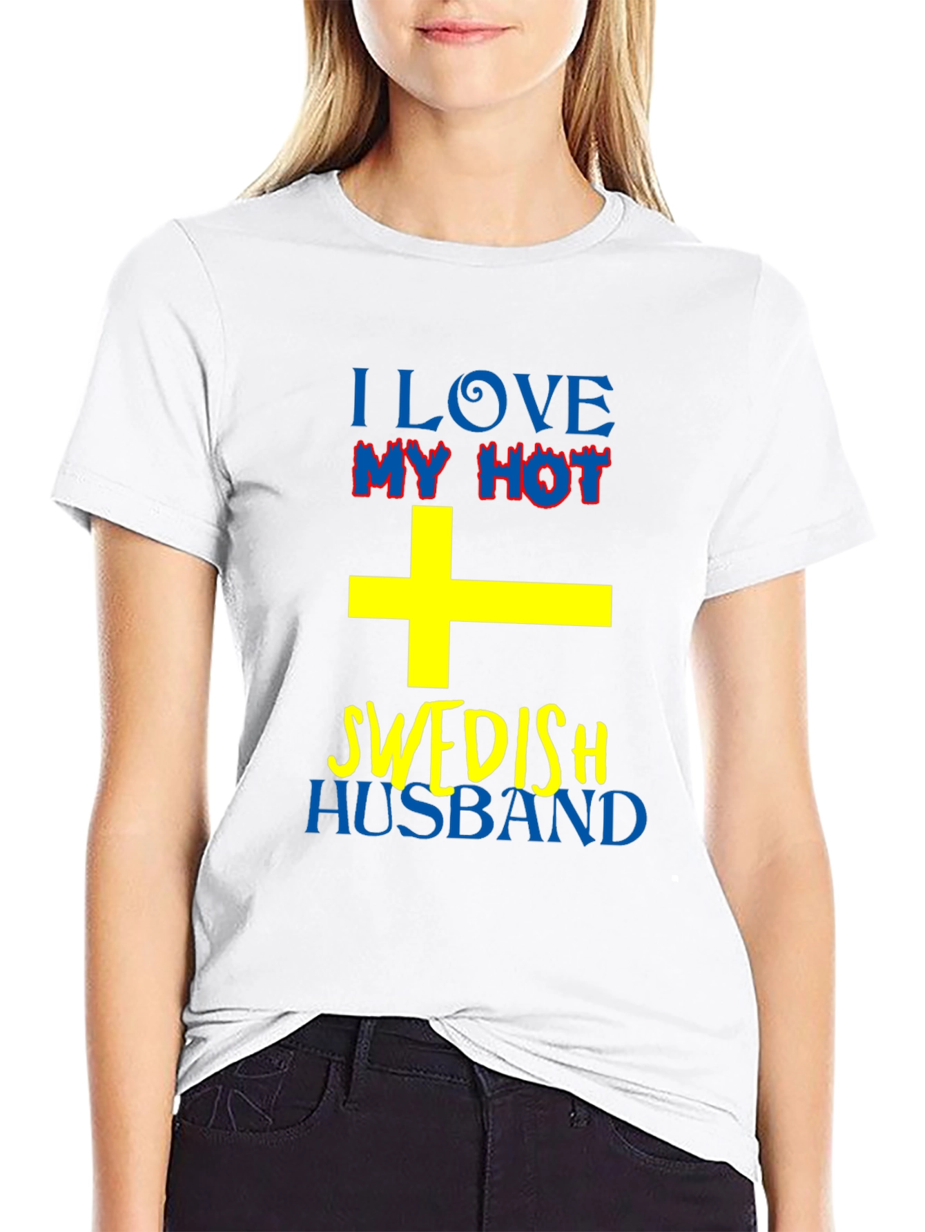 I Love My Hot Swedish Husband T-Shirt