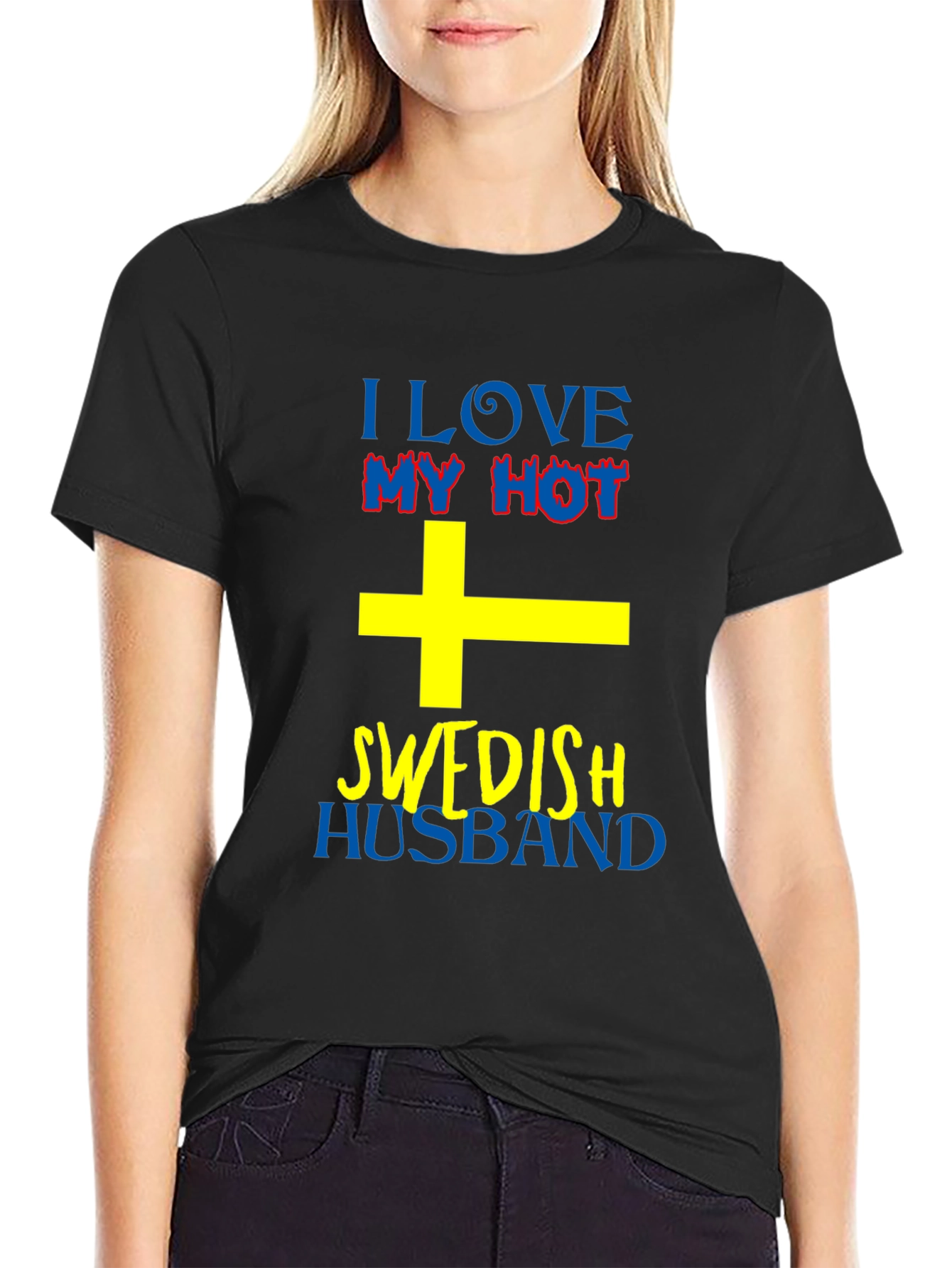 I Love My Hot Swedish Husband T-Shirt